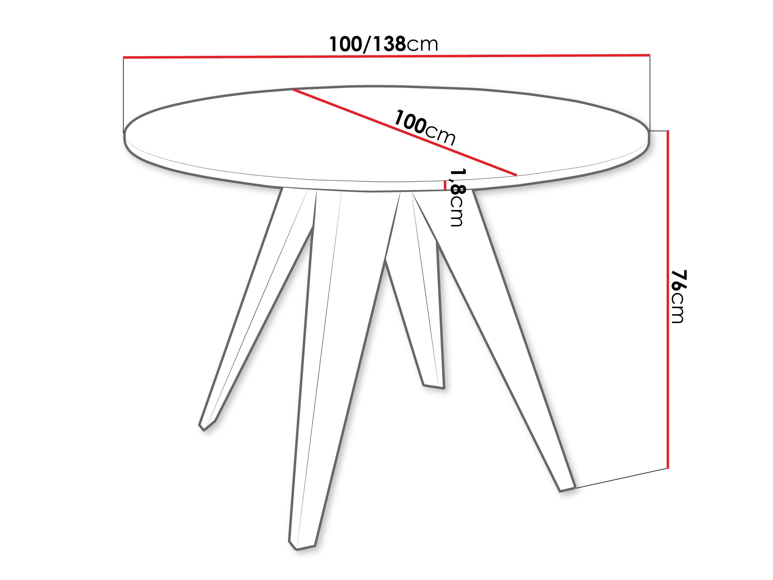 Table Oswego 174 (Chêne)