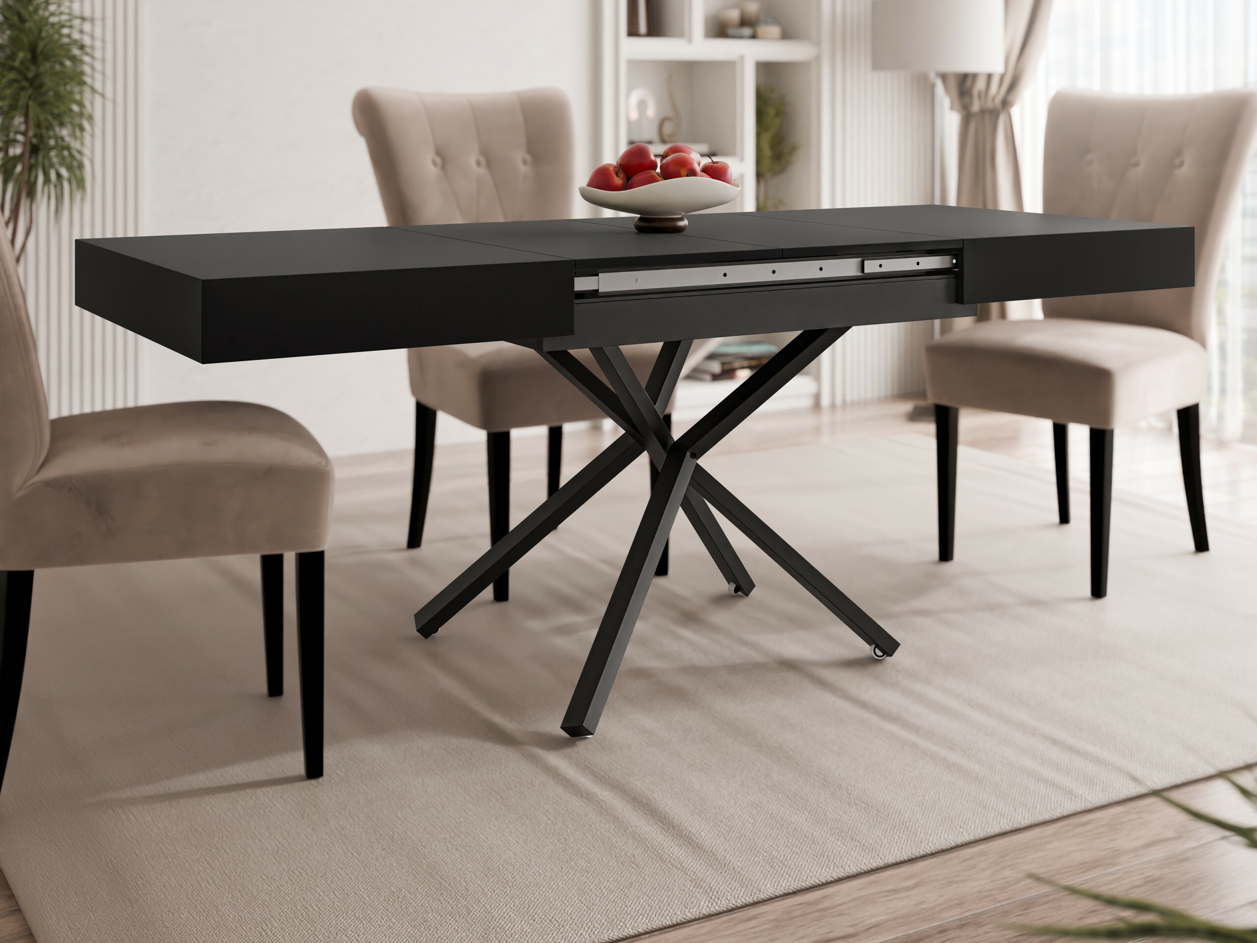 Table basse transformateur Oswego 176 (Noir)