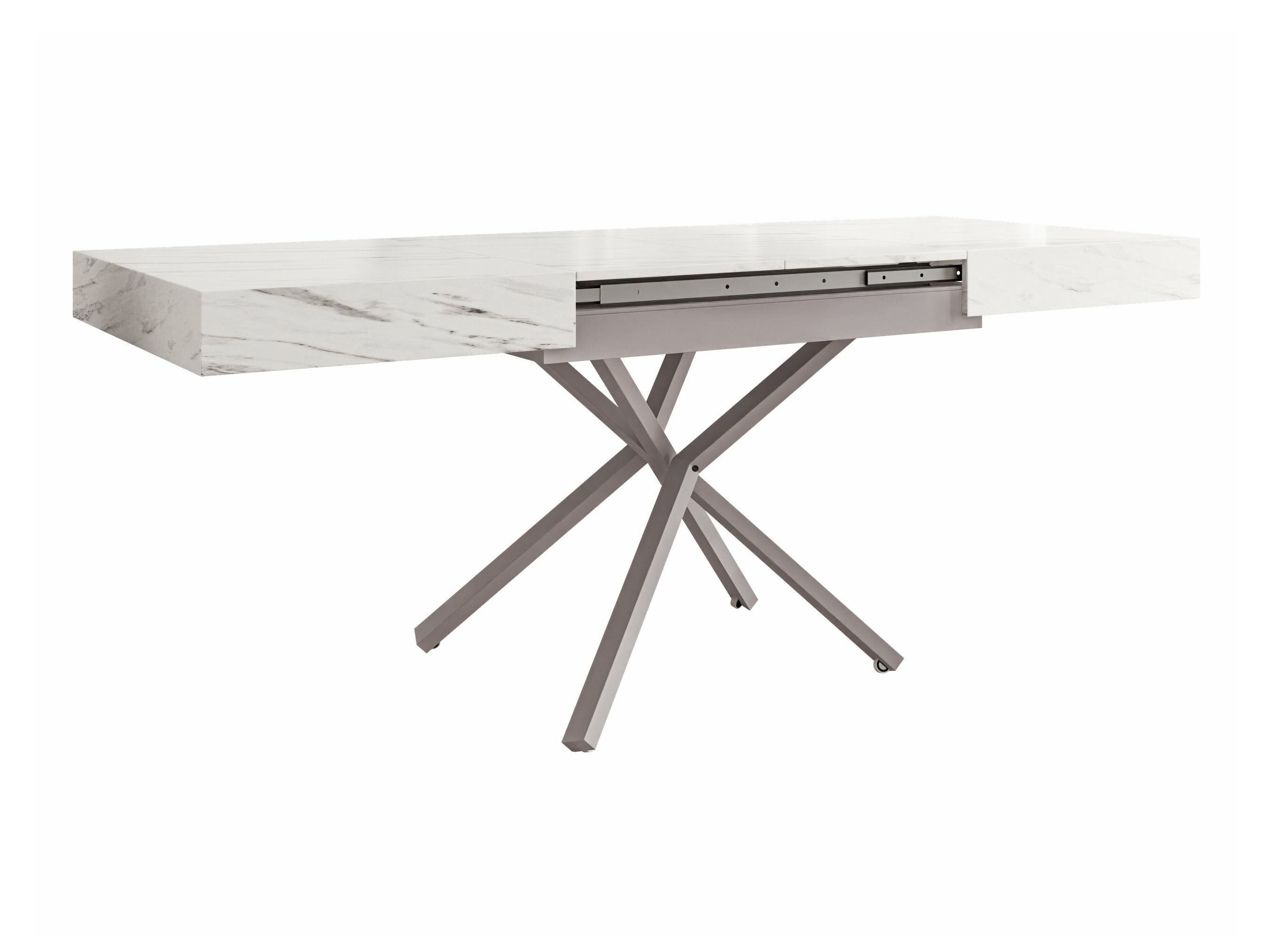 Table basse transformateur Oswego 177 (Marbre blanc)