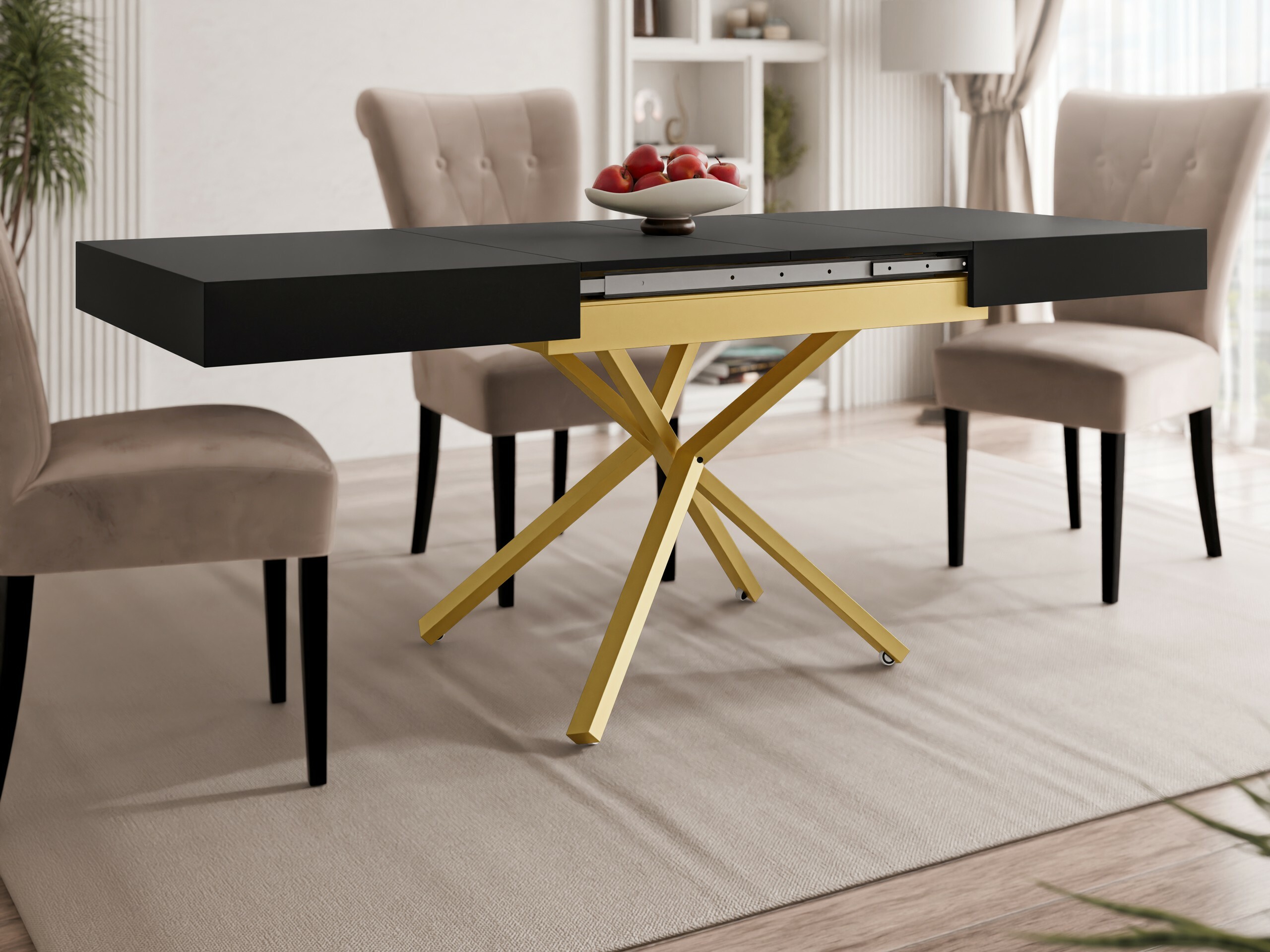 Table basse transformateur Oswego 178 (Noir)