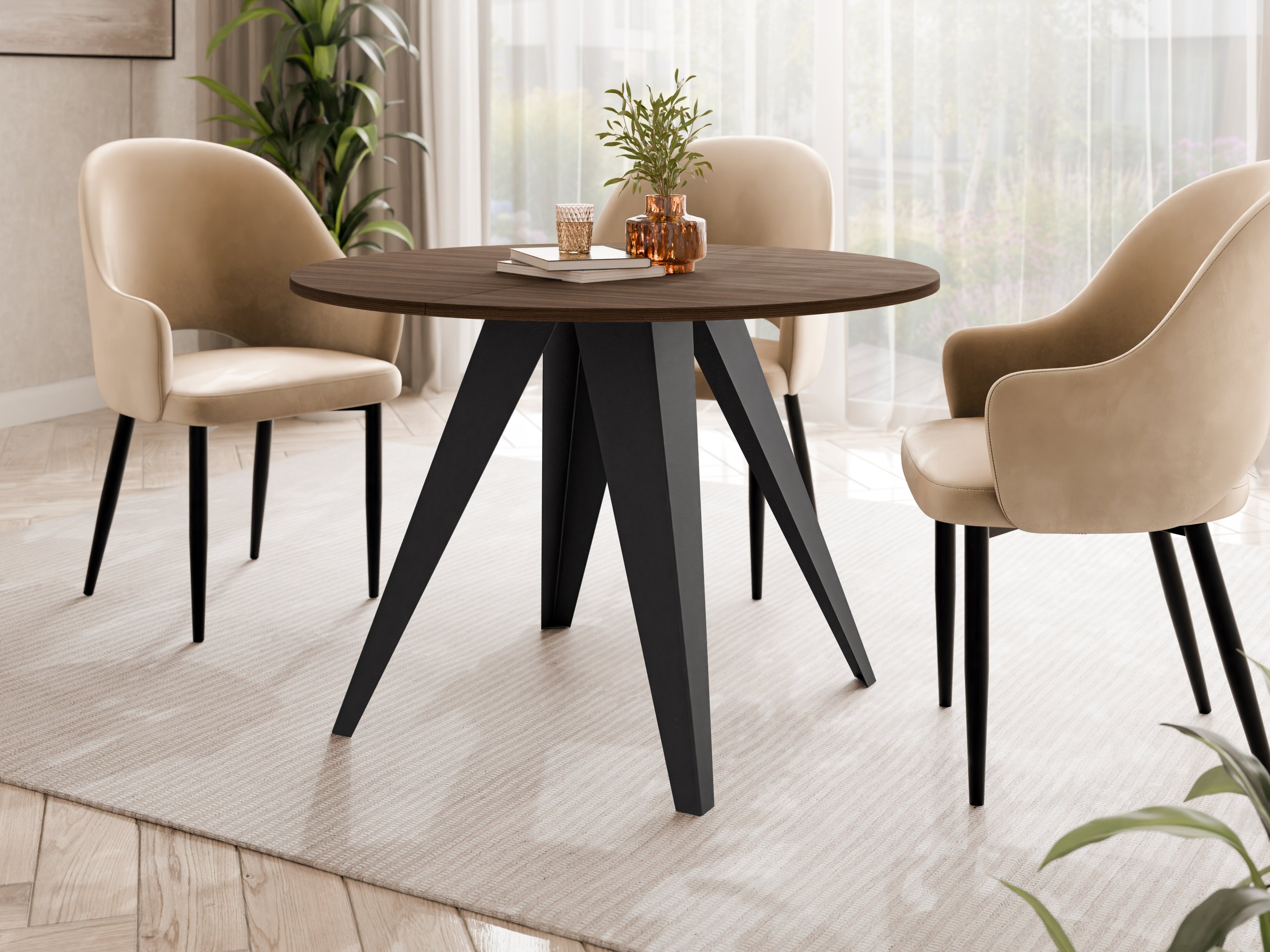 Table Oswego 175 (Noyer)