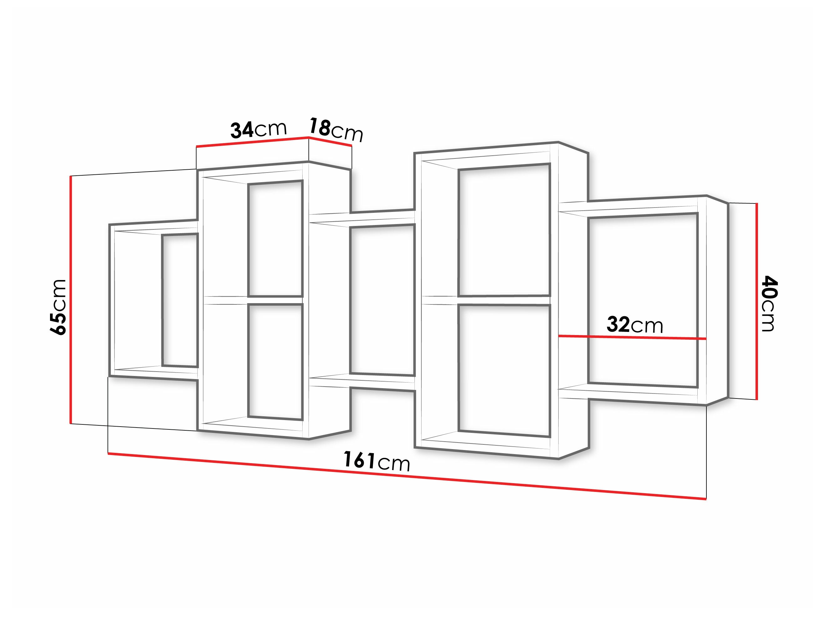 Étagère murale Lexicon (Blanc)