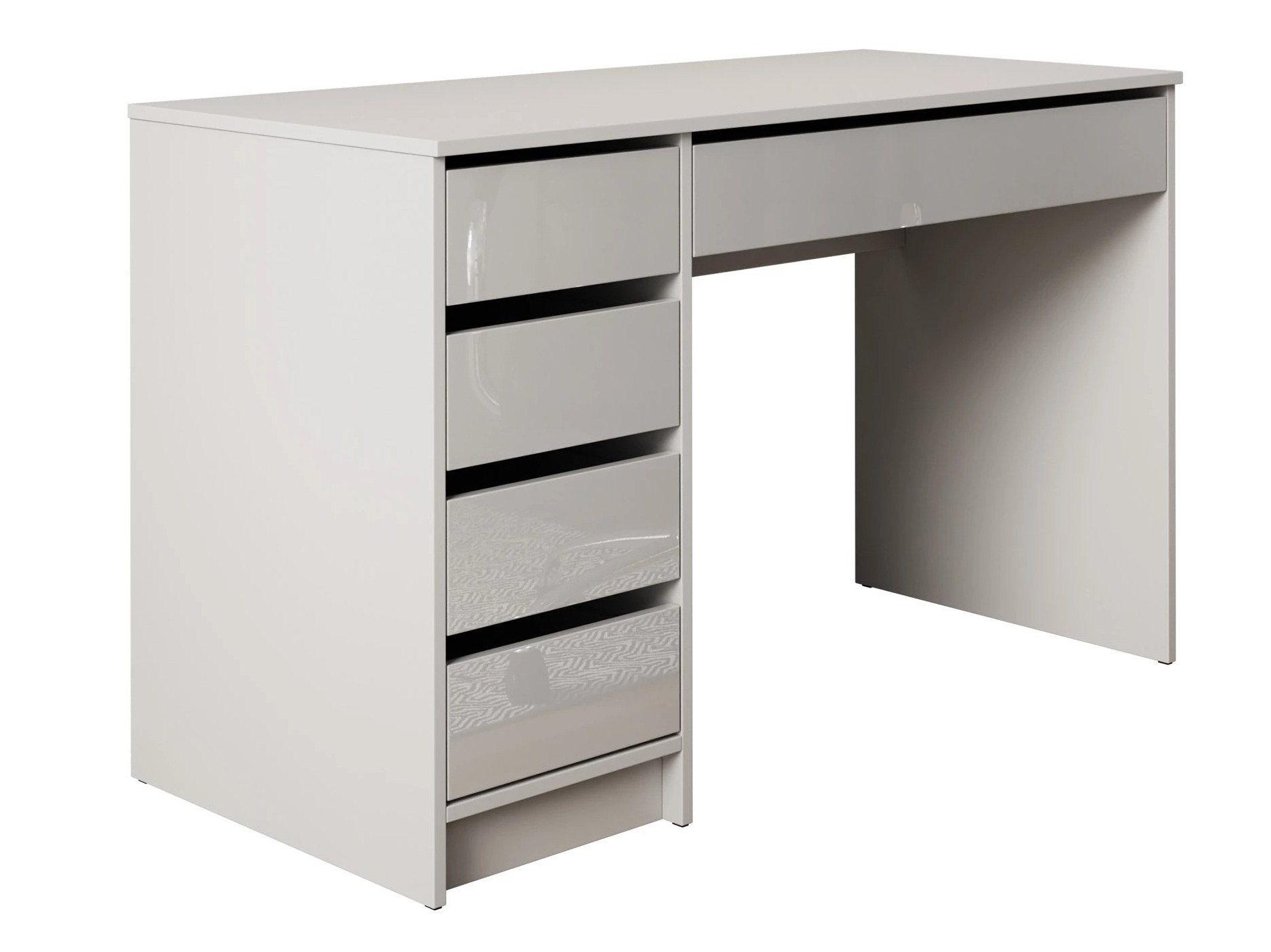 Bureau Comfivo 312 (Blanc + Blanc brillant)
