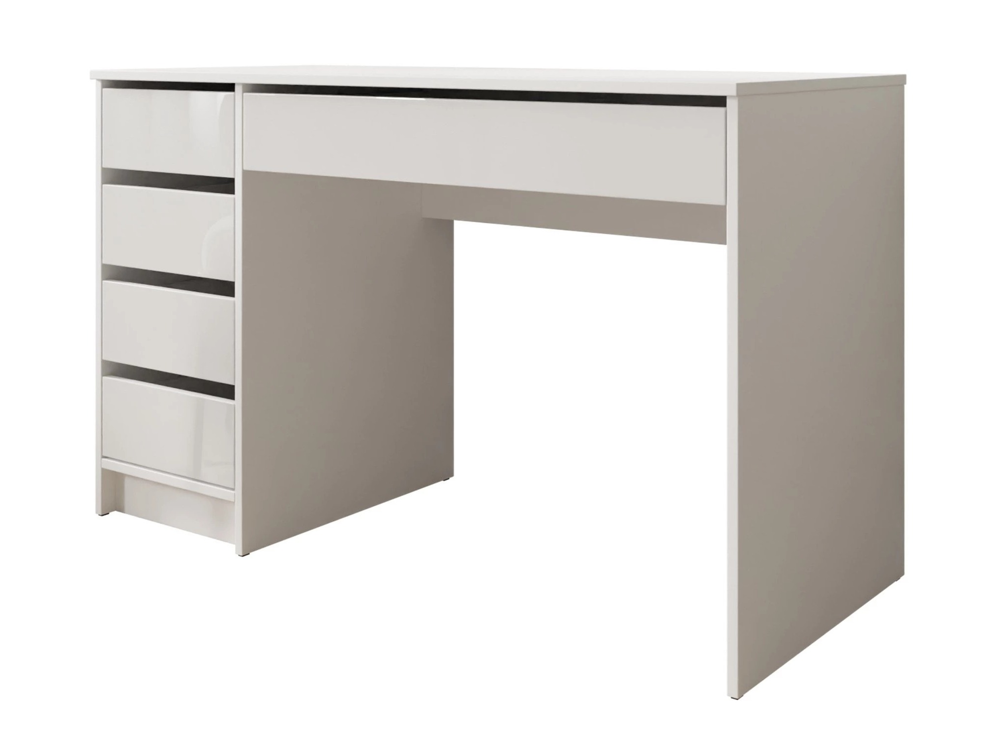 Bureau Comfivo Terros I (Blanc + Blanc brillant)