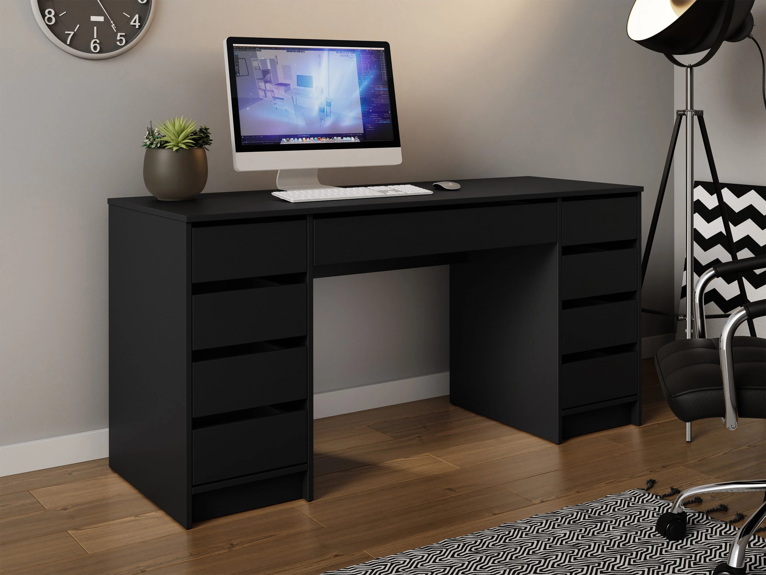 Bureau Comfivo Terros II (Noir)