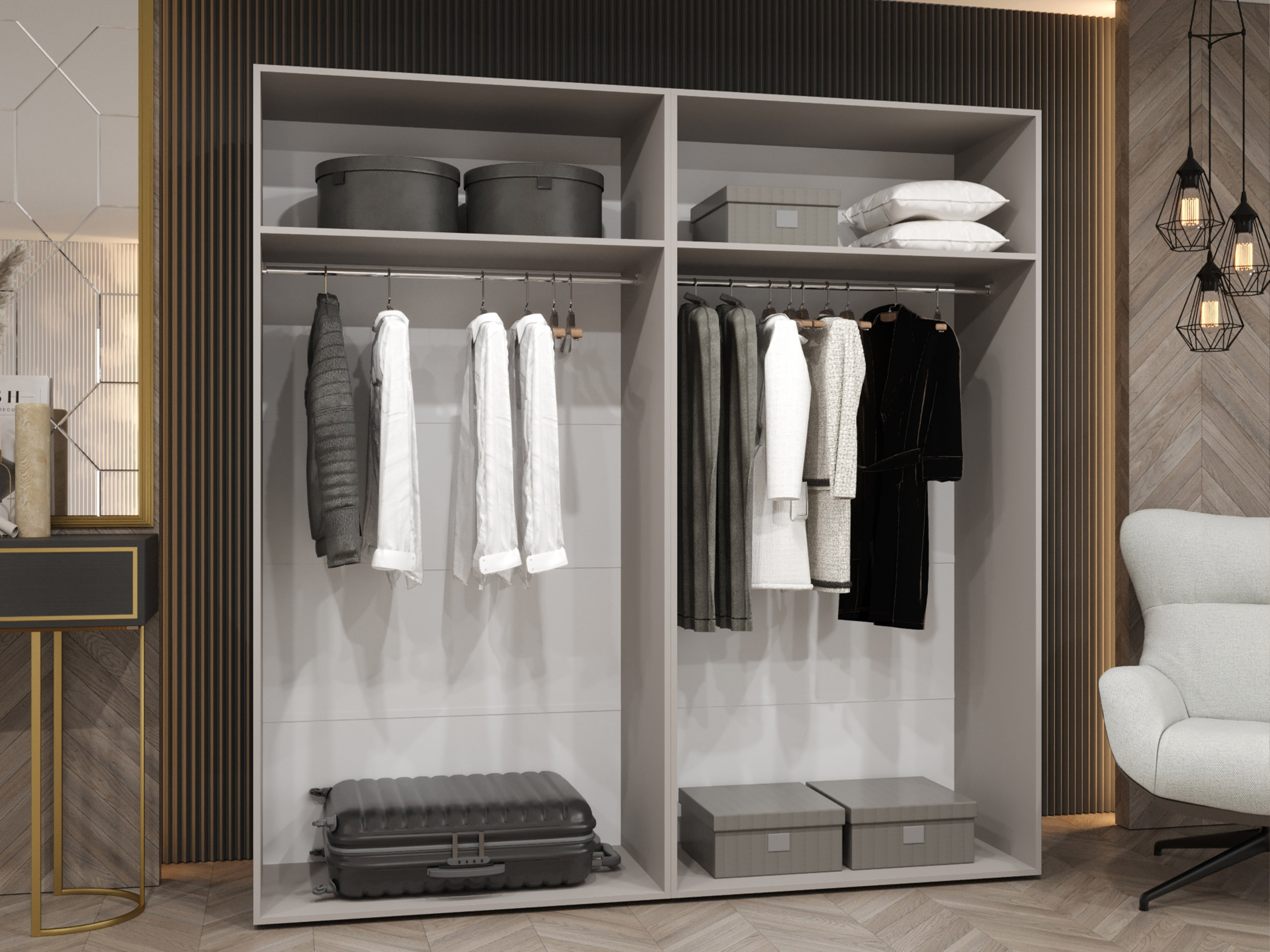 Armoire Hartford 581 (Blanc)