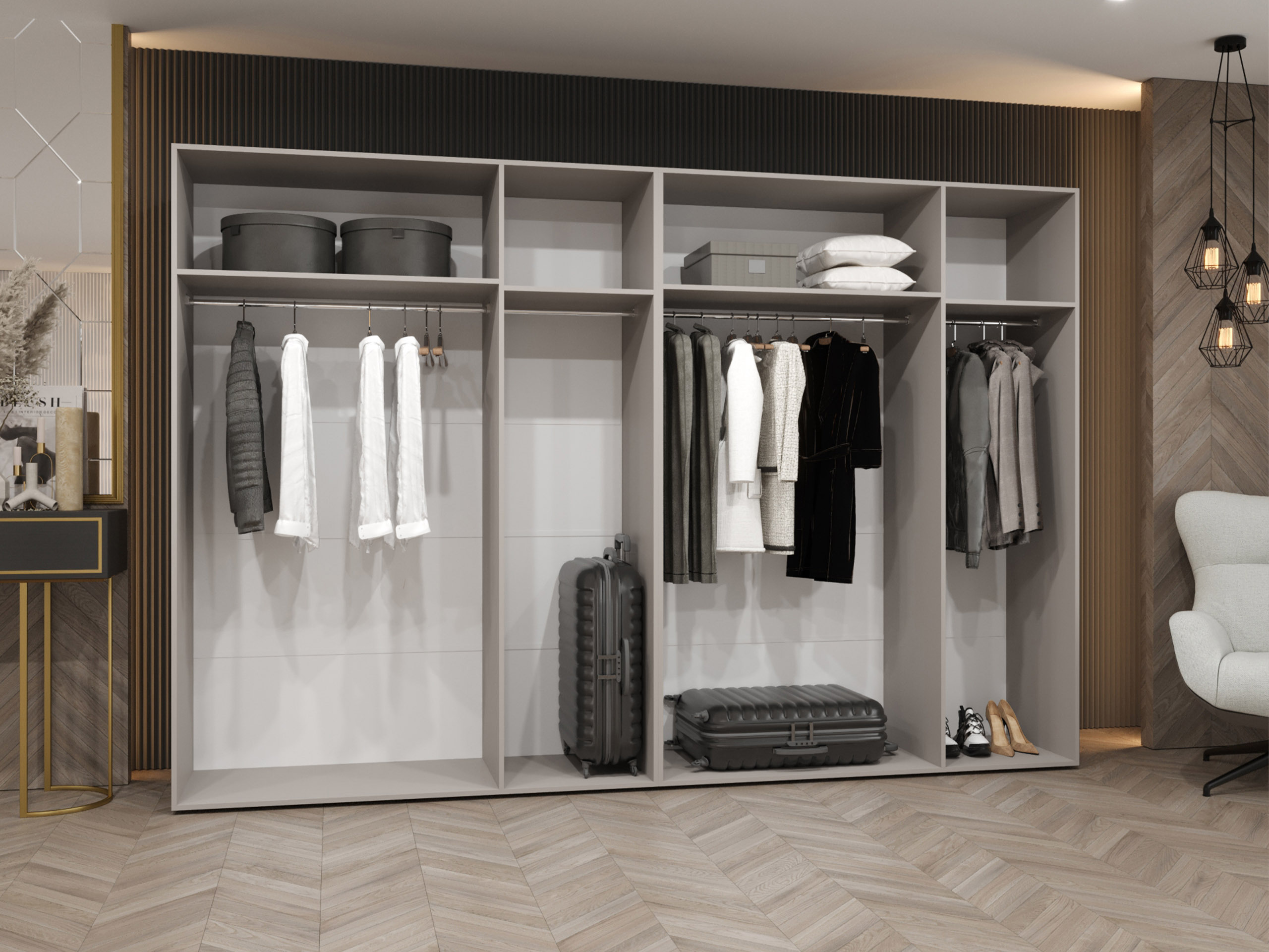 Armoire Hartford 583 (Noir)