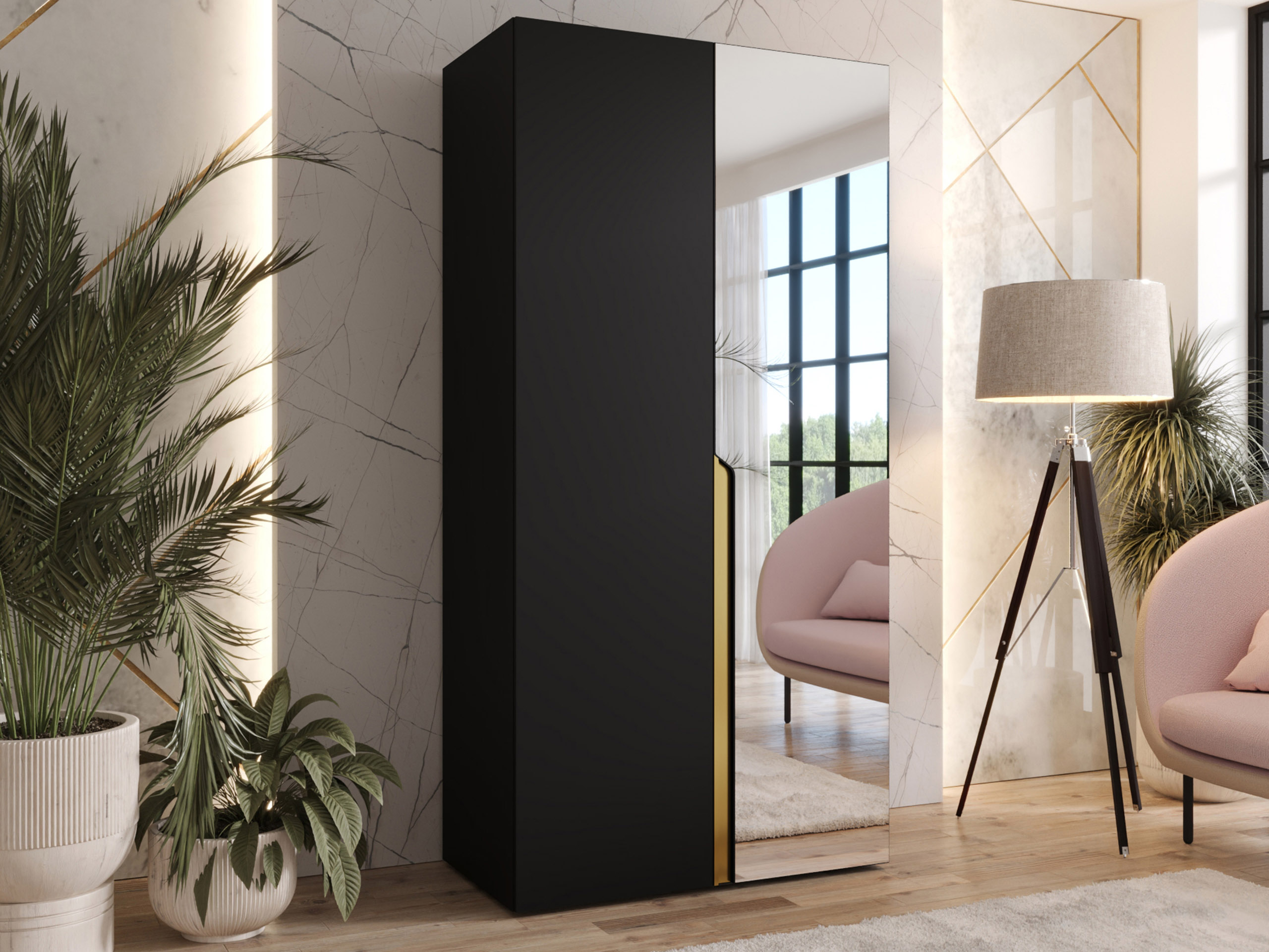 Armoire Hartford 584 (Noir)