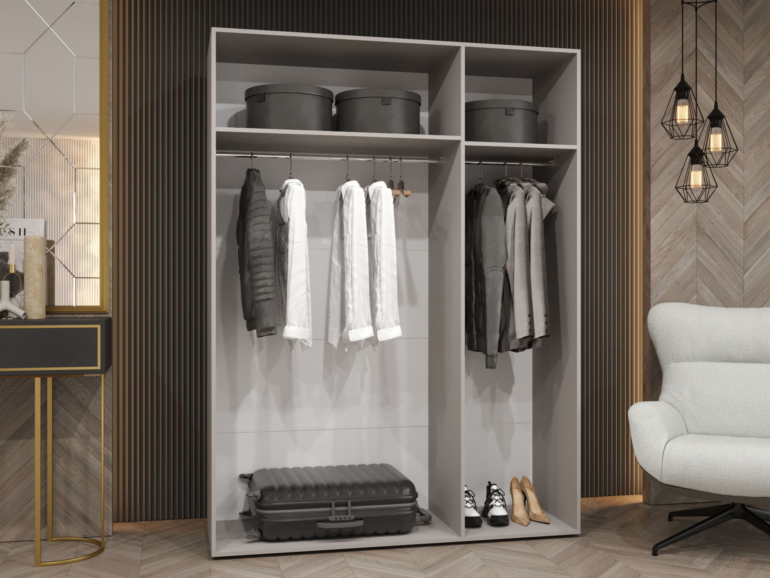 Armoire Hartford 585 (Noir)