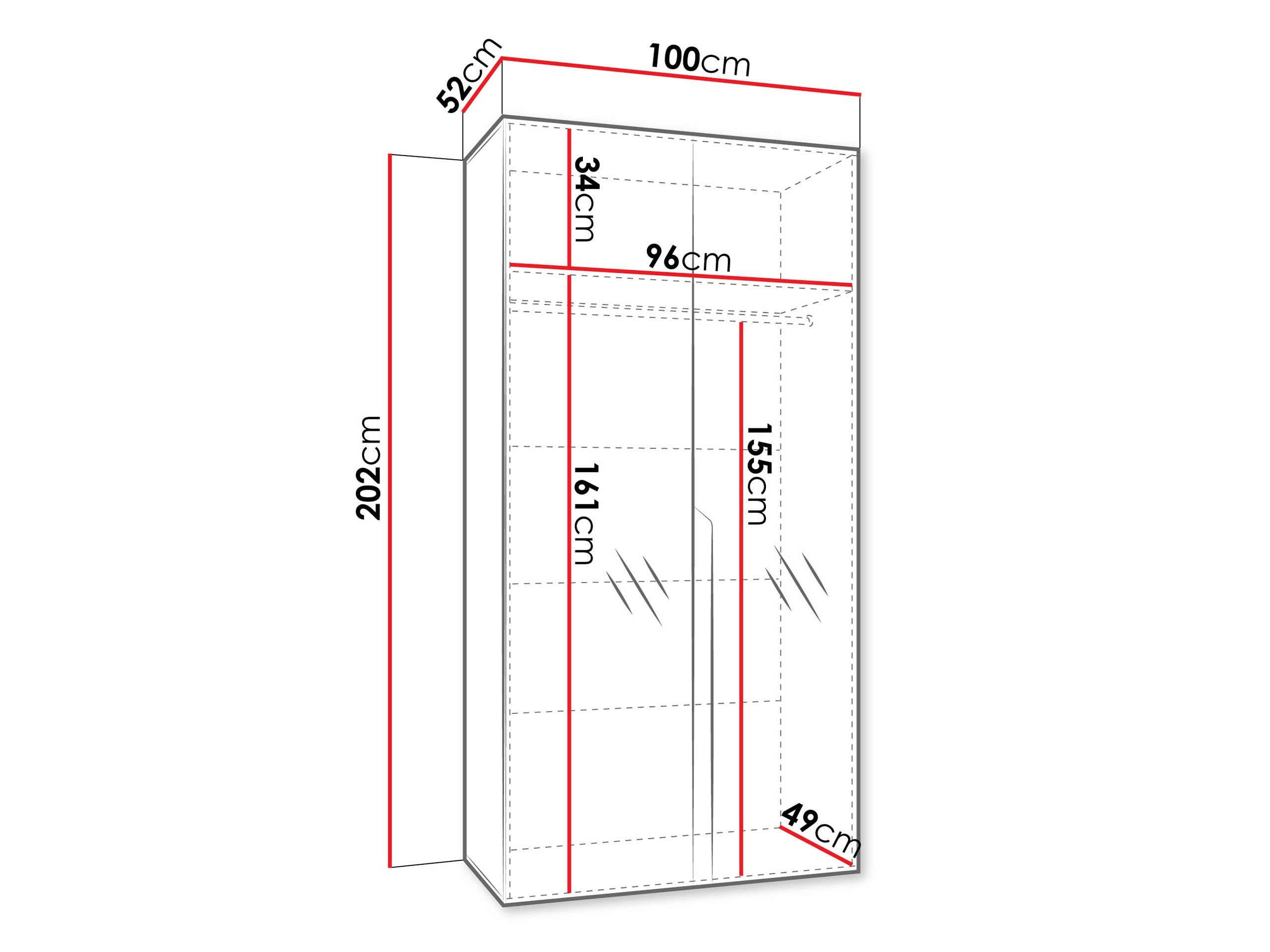 Armoire Hartford 589 (Blanc)