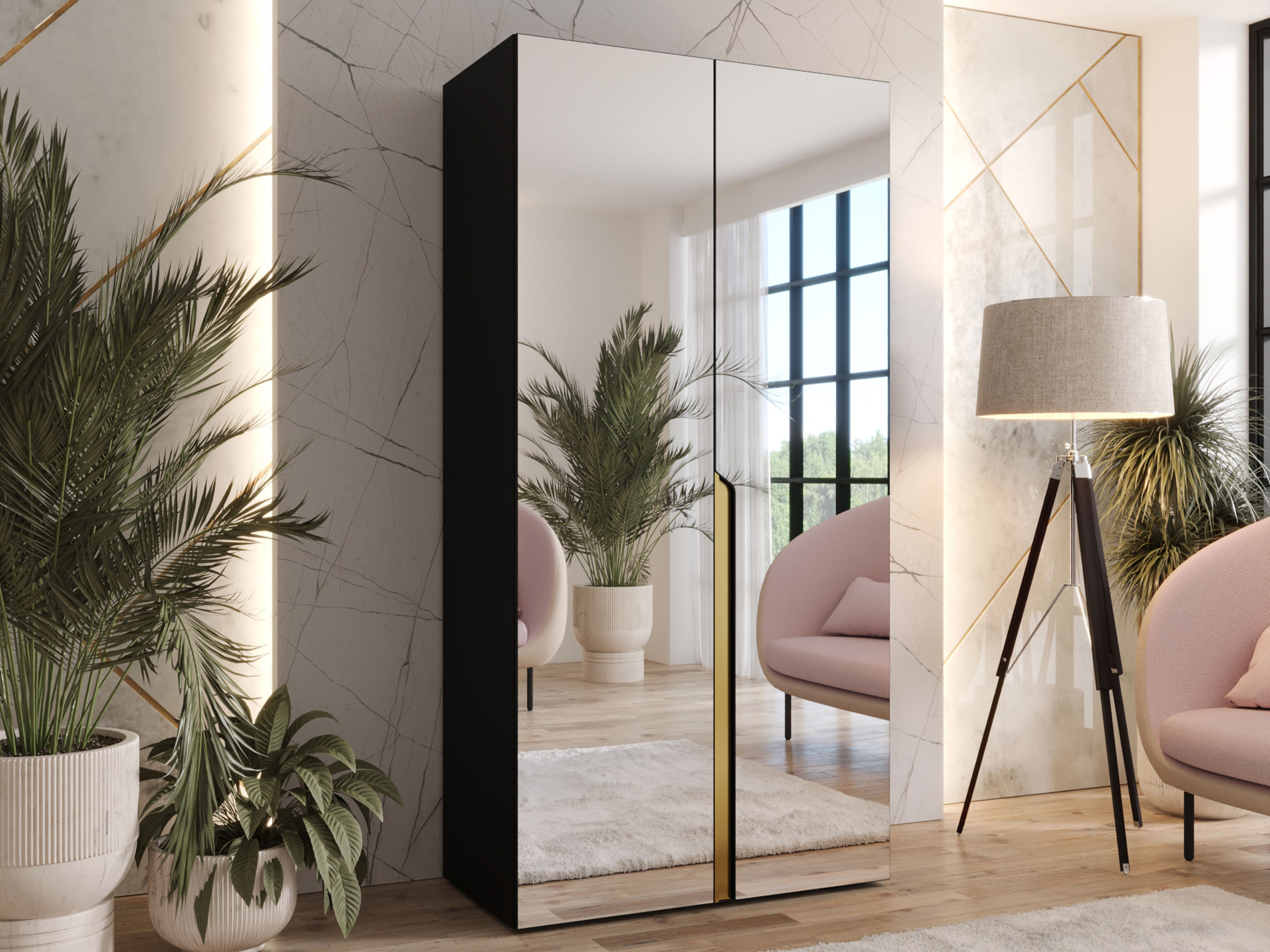 Armoire Hartford 589 (Noir)