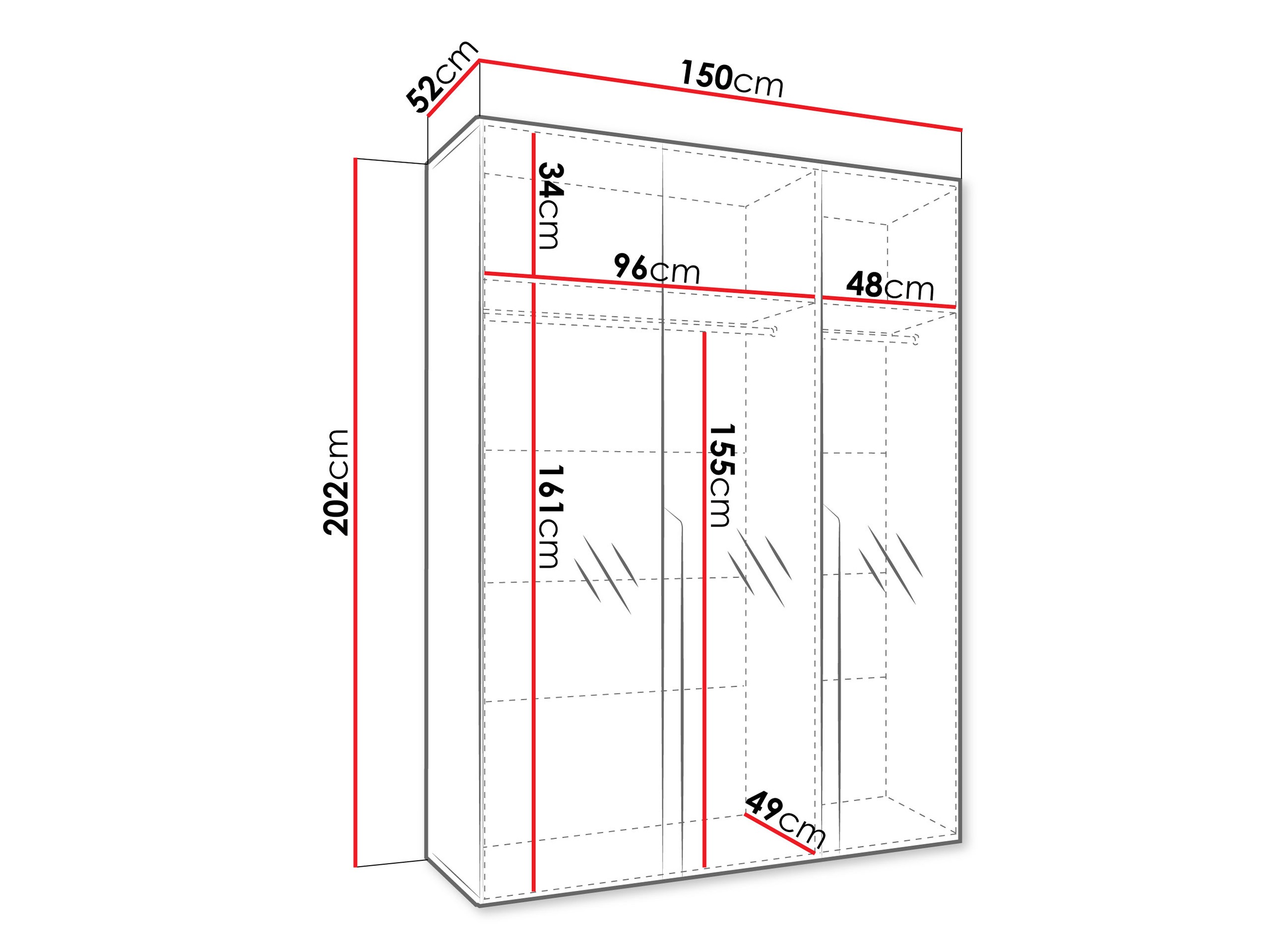 Armoire Hartford 590 (Blanc)
