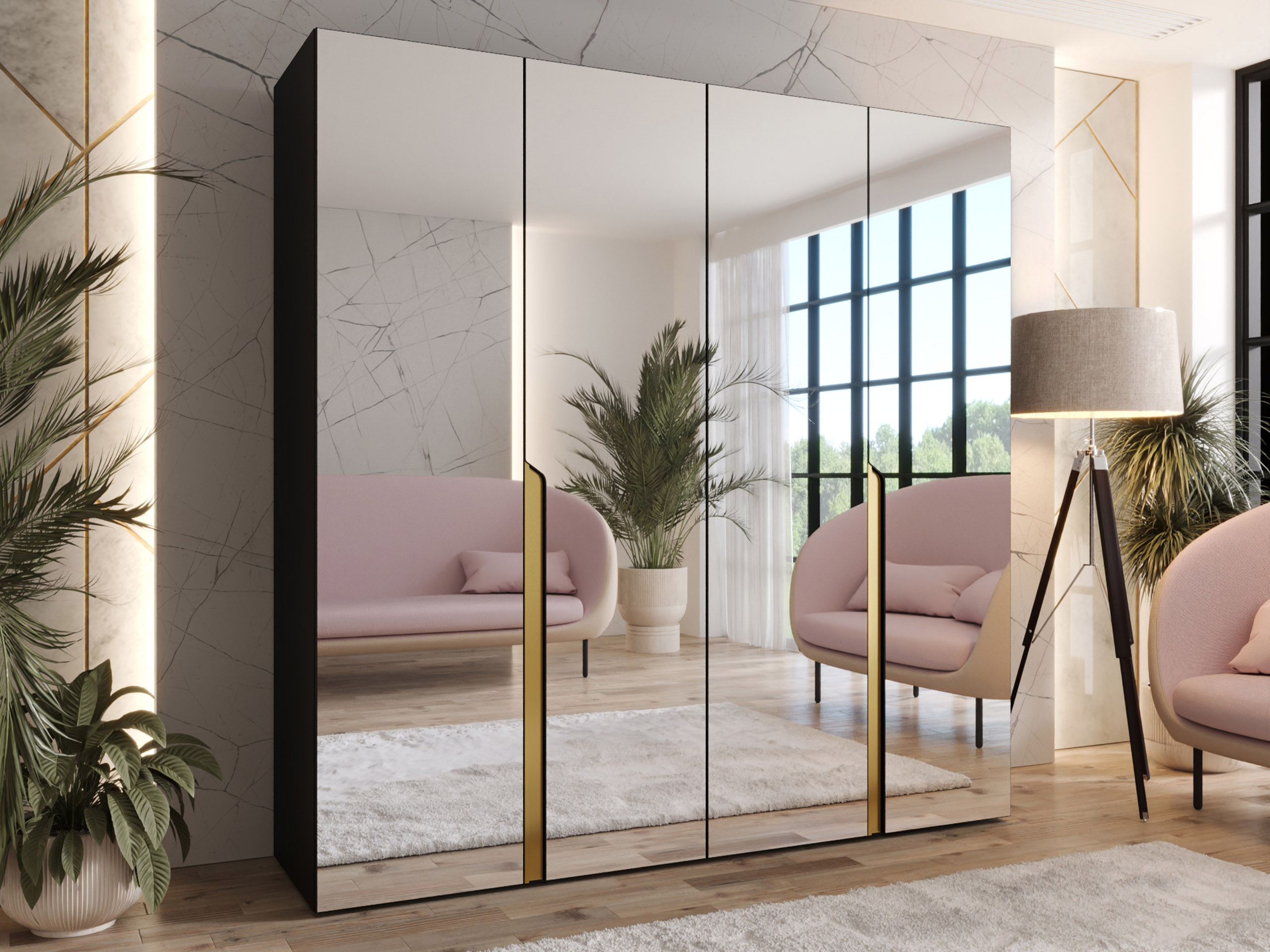 Armoire Hartford 591 (Noir)