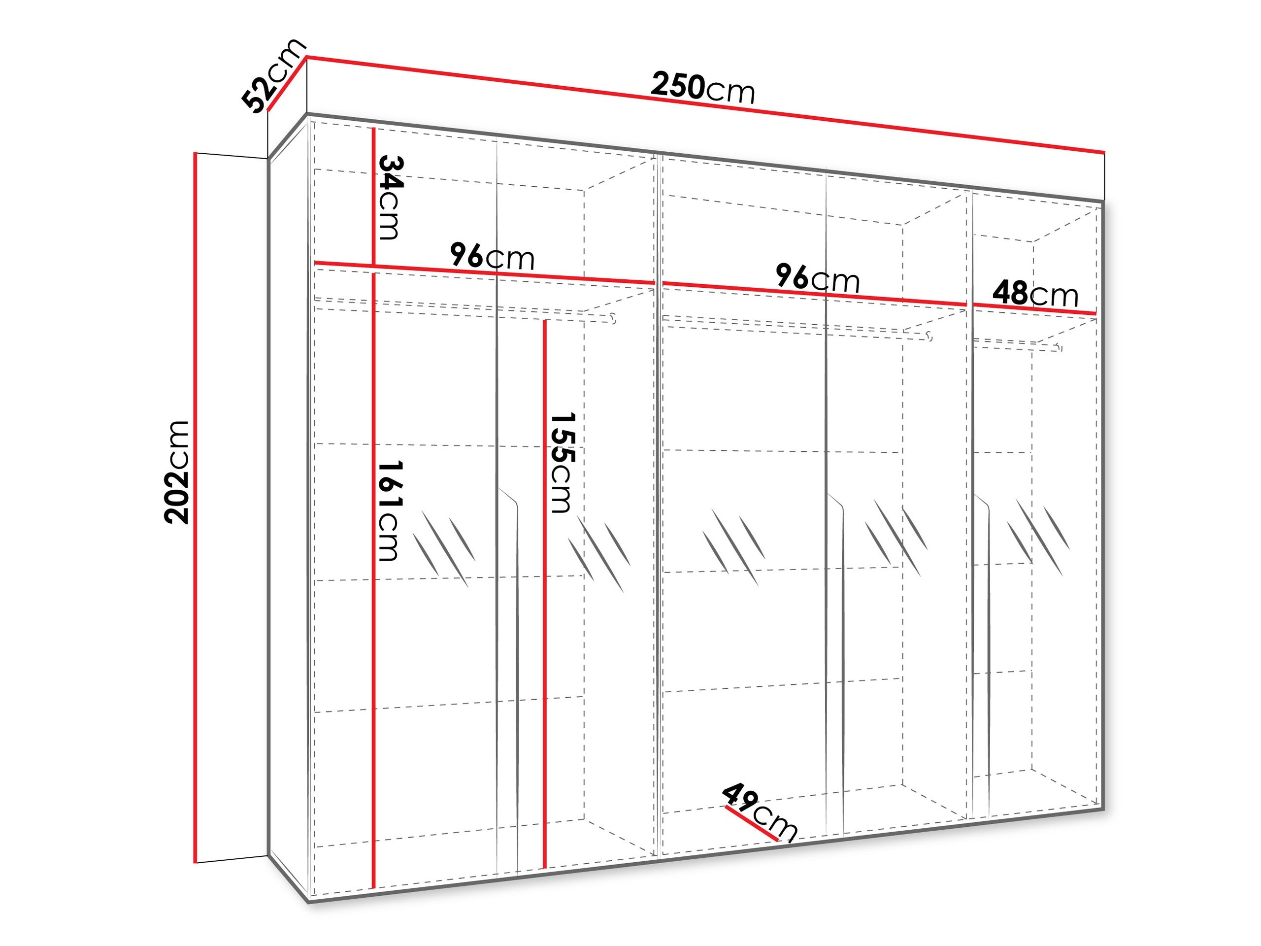 Armoire Hartford 592 (Blanc)