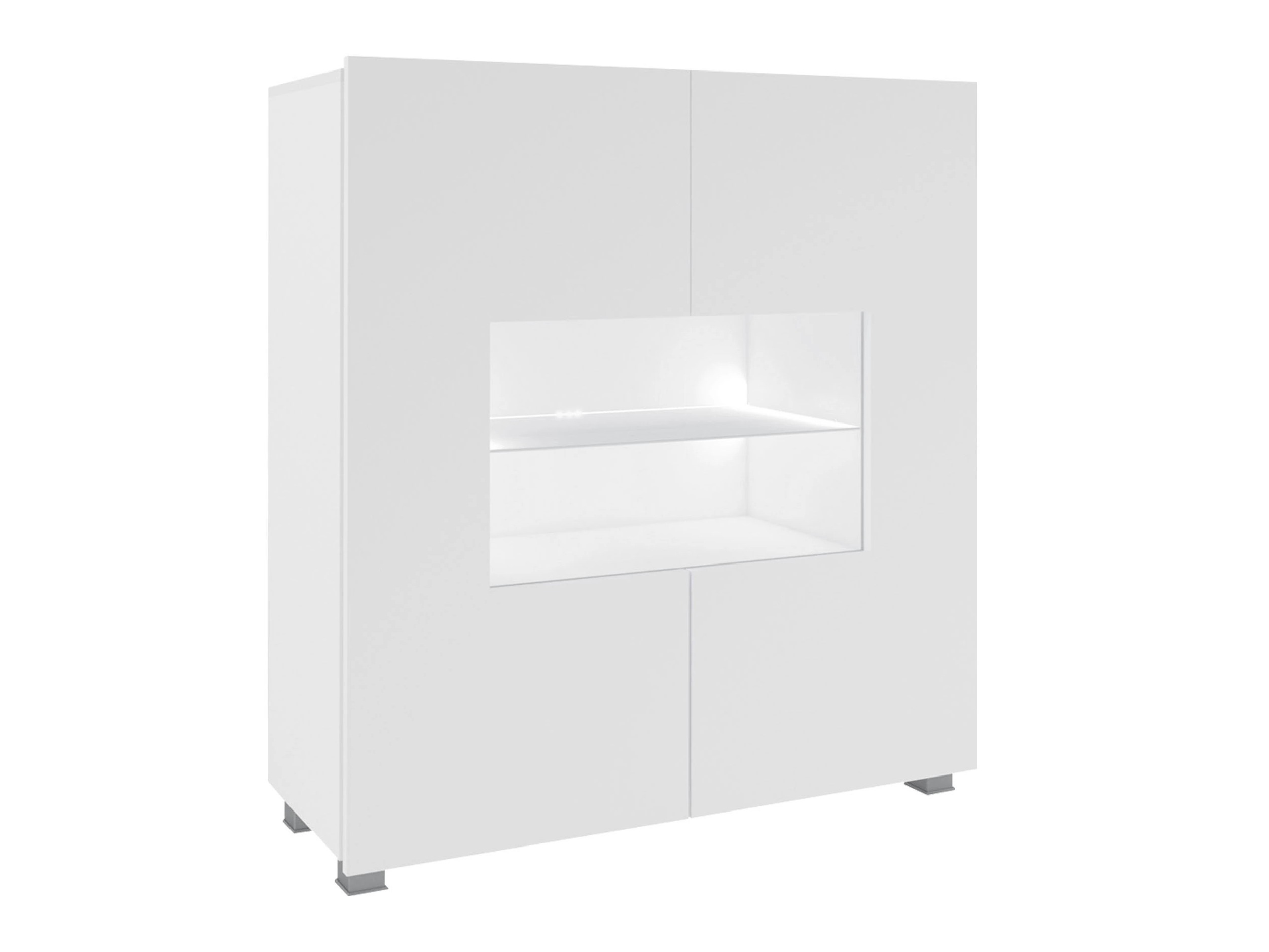 Buffet Remus (Blanc + Blanc brillant)