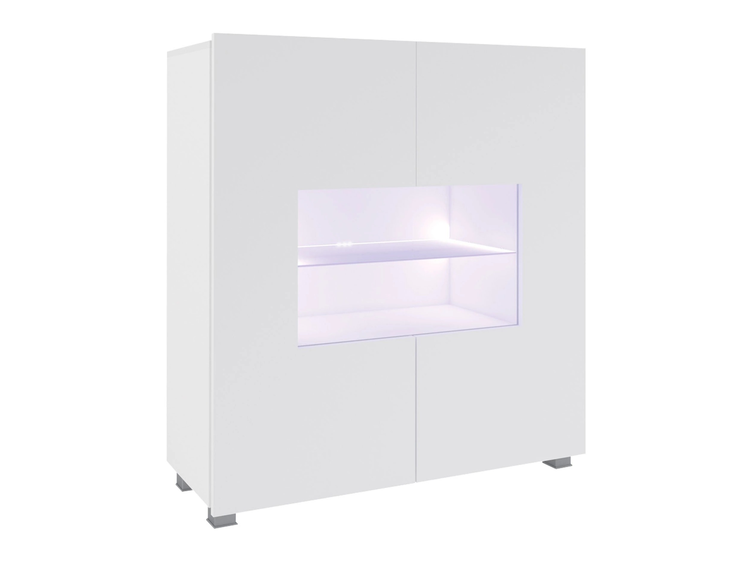 Buffet Remus (Blanc + Blanc brillant)