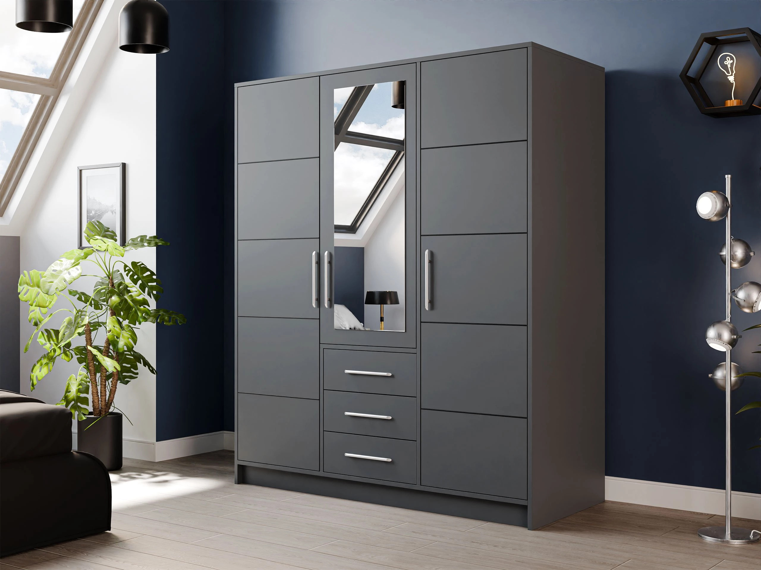 Armoire Dortivu II (Graphite)