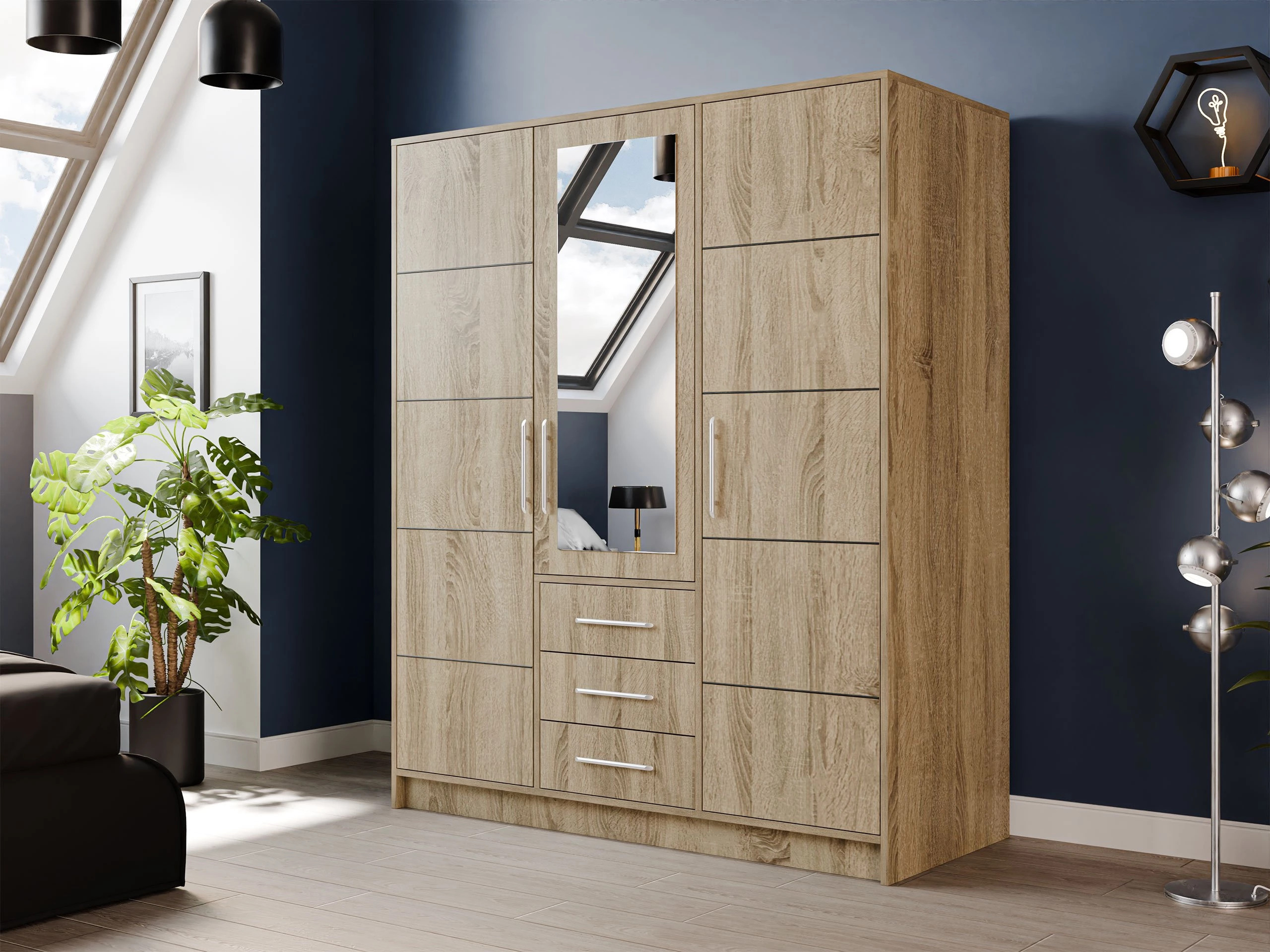 Armoire Dortivu II (Sonoma chêne)