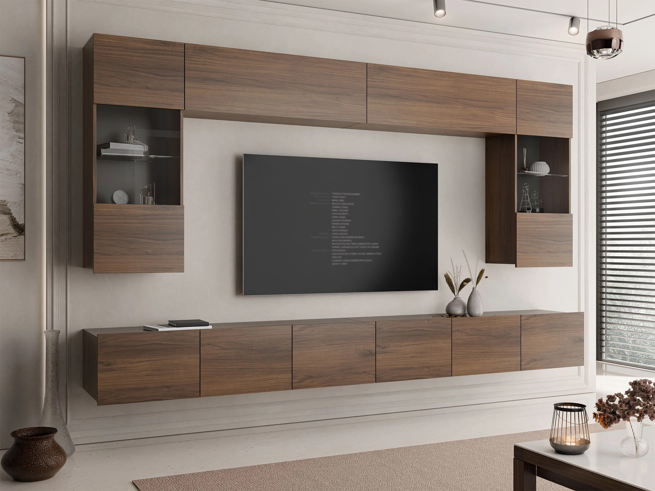Armoire murale Remus (Noyer)