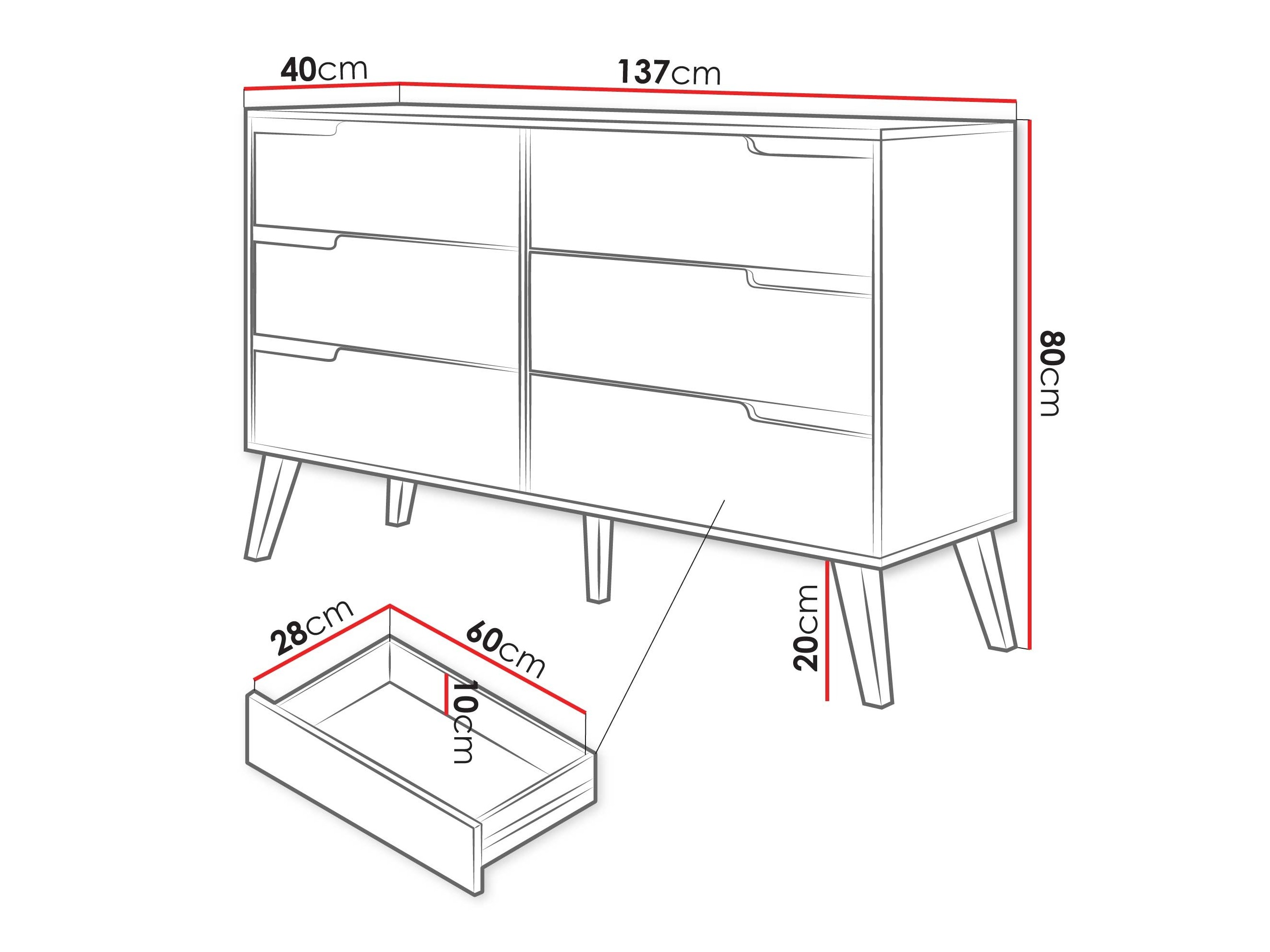 Commode Otis II (Cachemire)