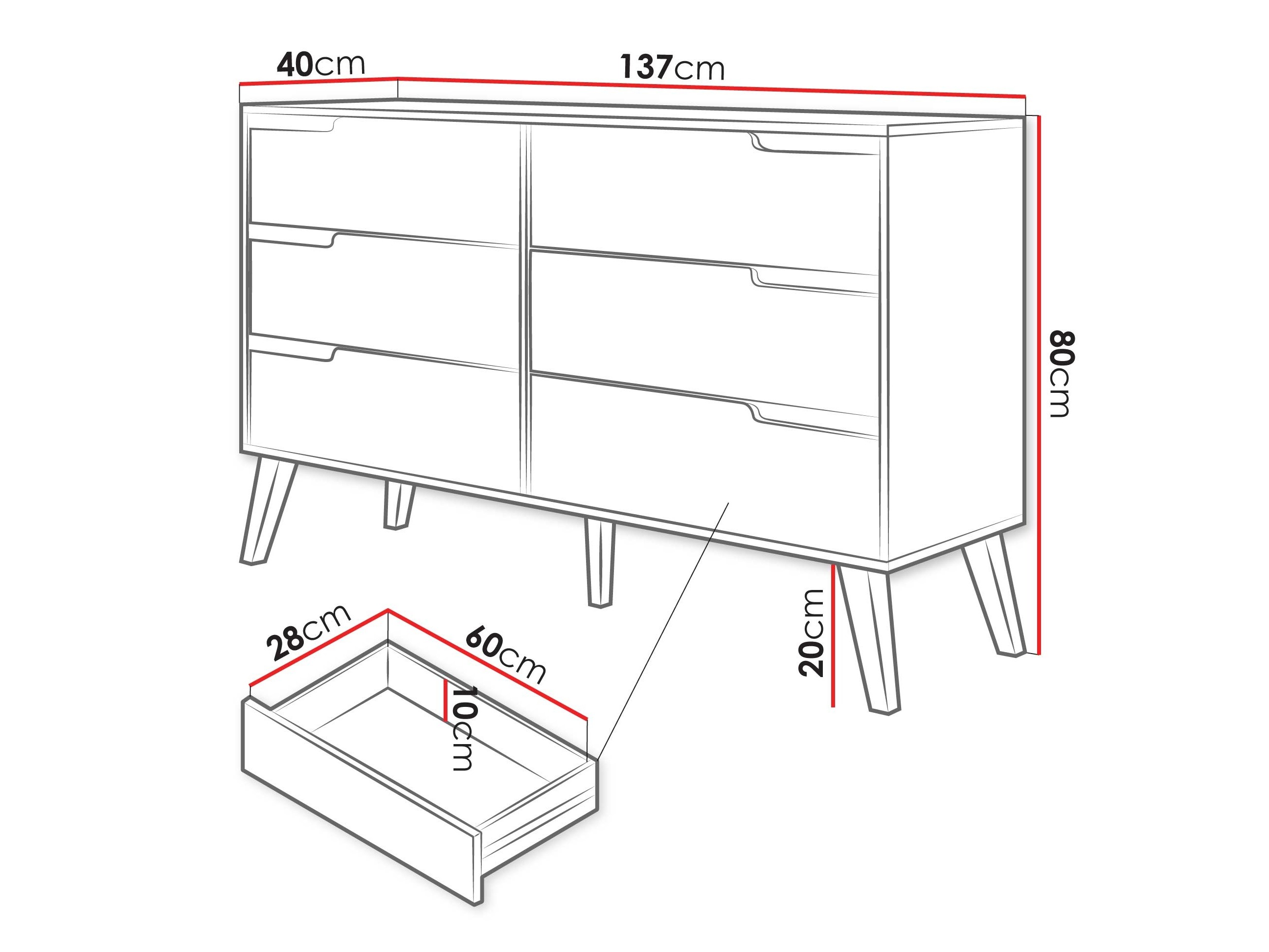 Commode Otis II (Noyer)