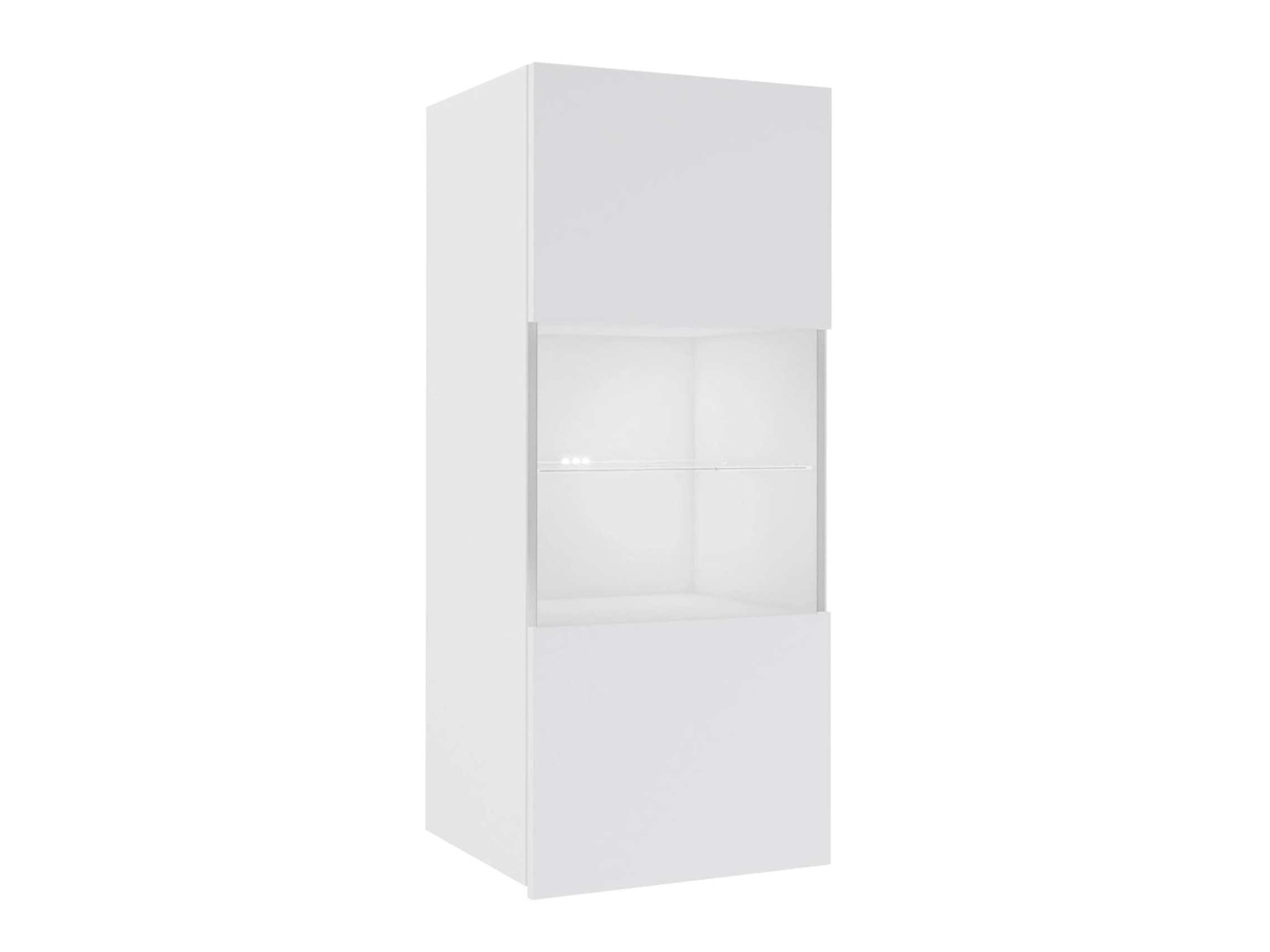 Armoire murale Remus I (Blanc + Blanc brillant)