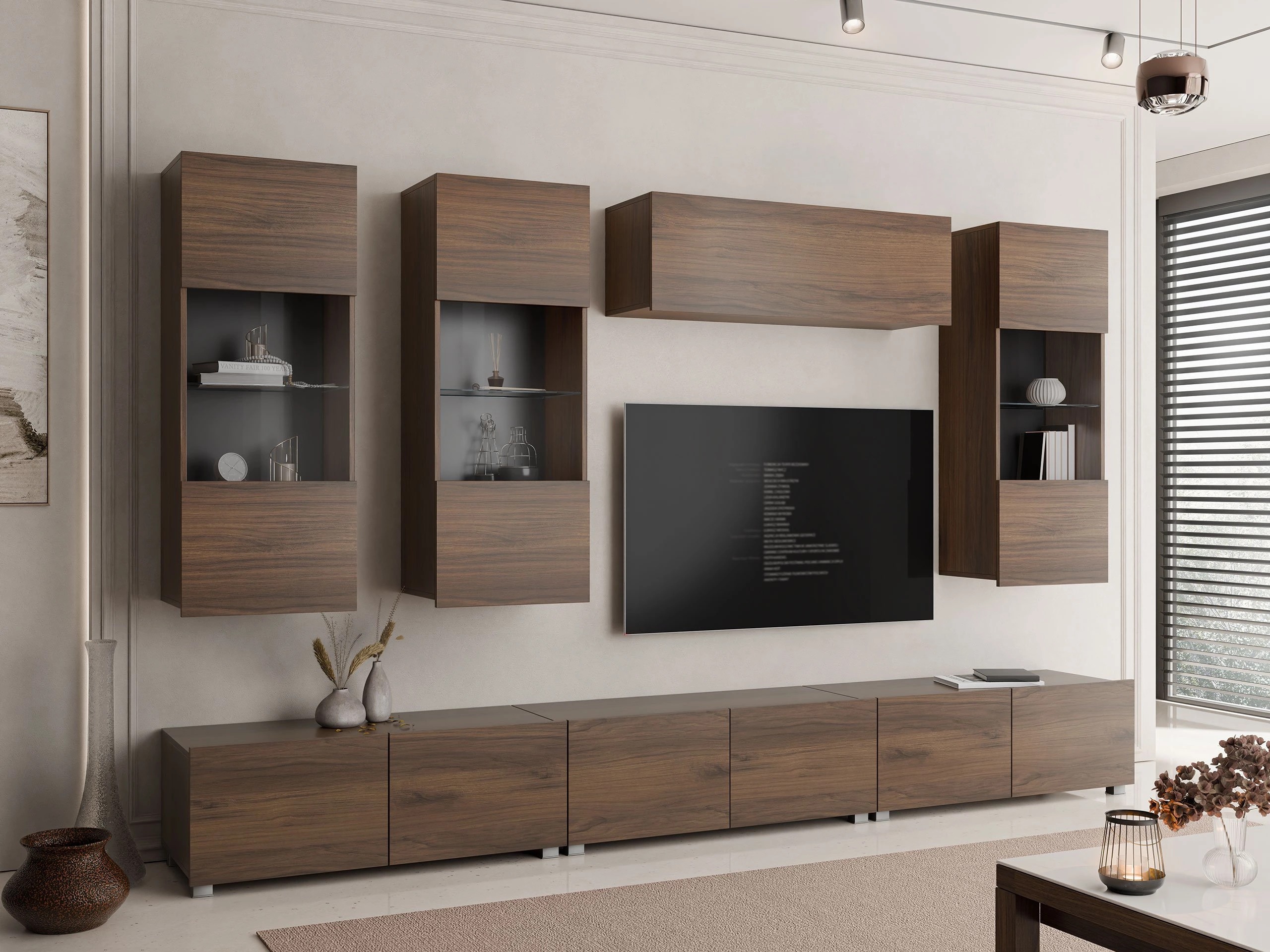 Armoire murale Remus I (Noyer)