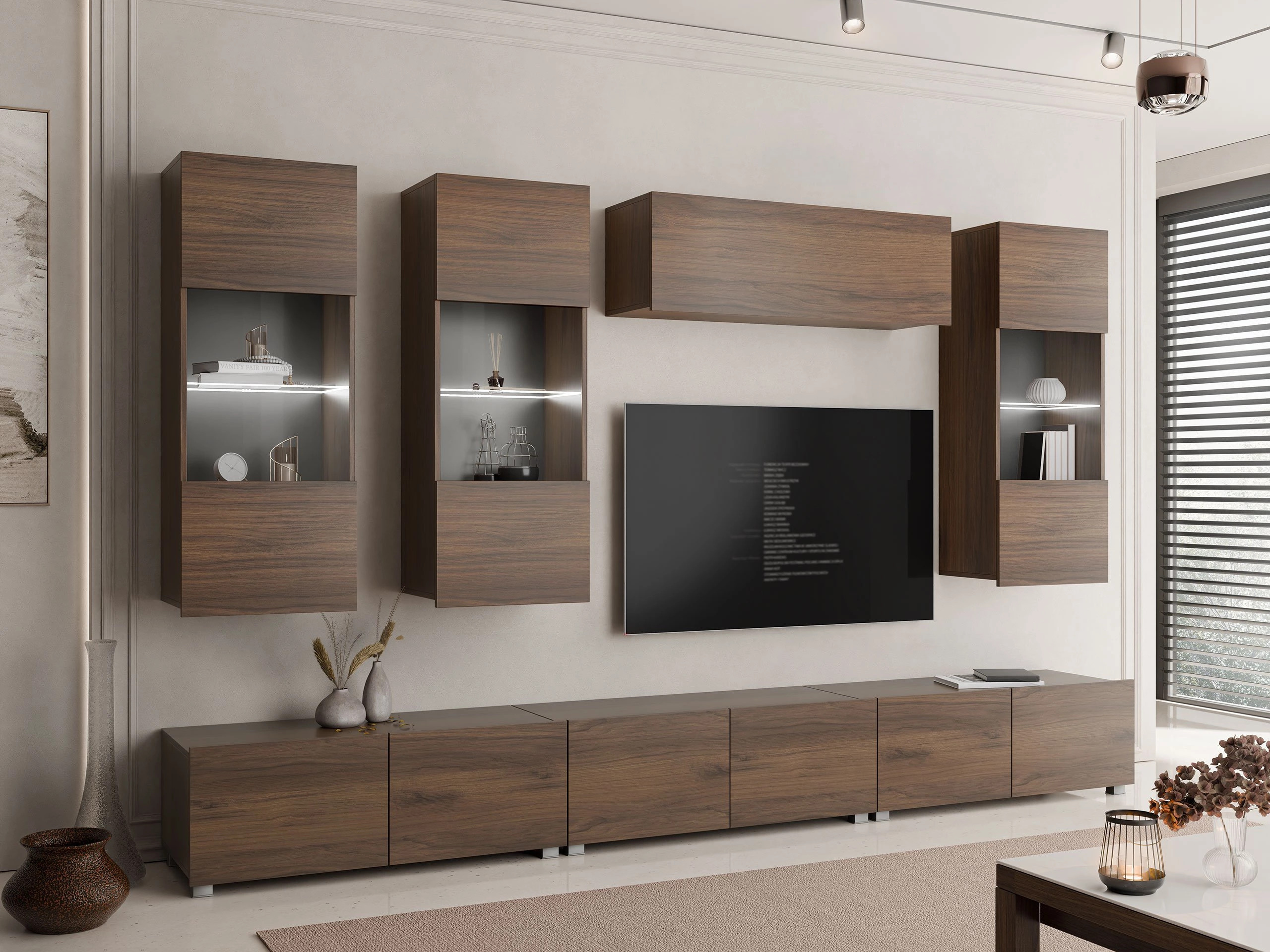 Armoire murale Remus I (Noyer)