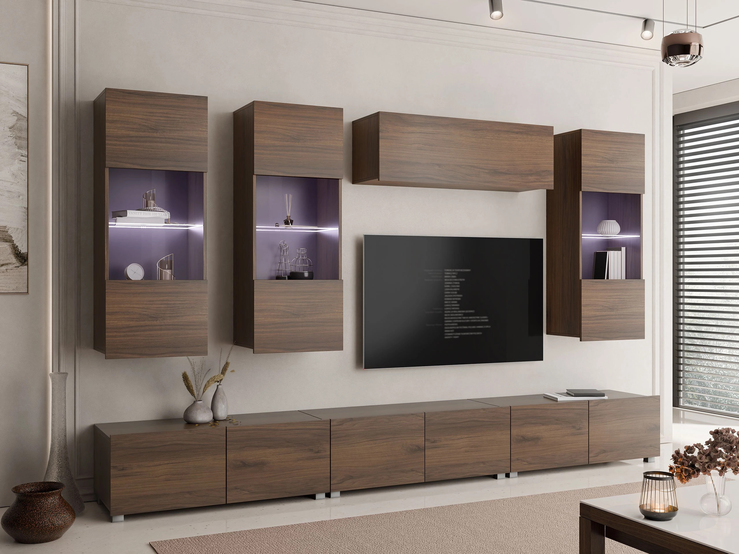 Armoire murale Remus I (Noyer)