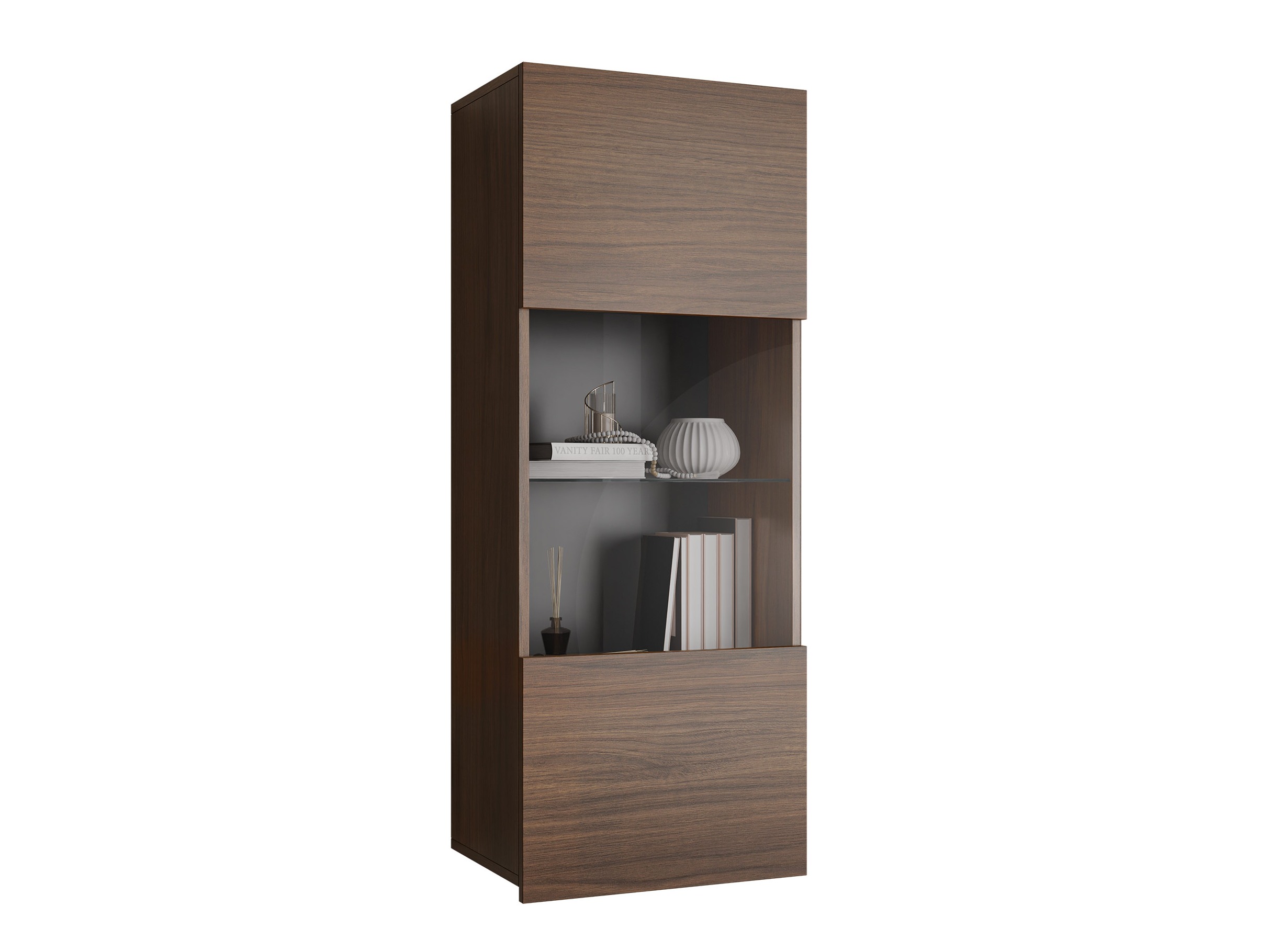 Armoire murale Tivdalu 102 (Noyer)