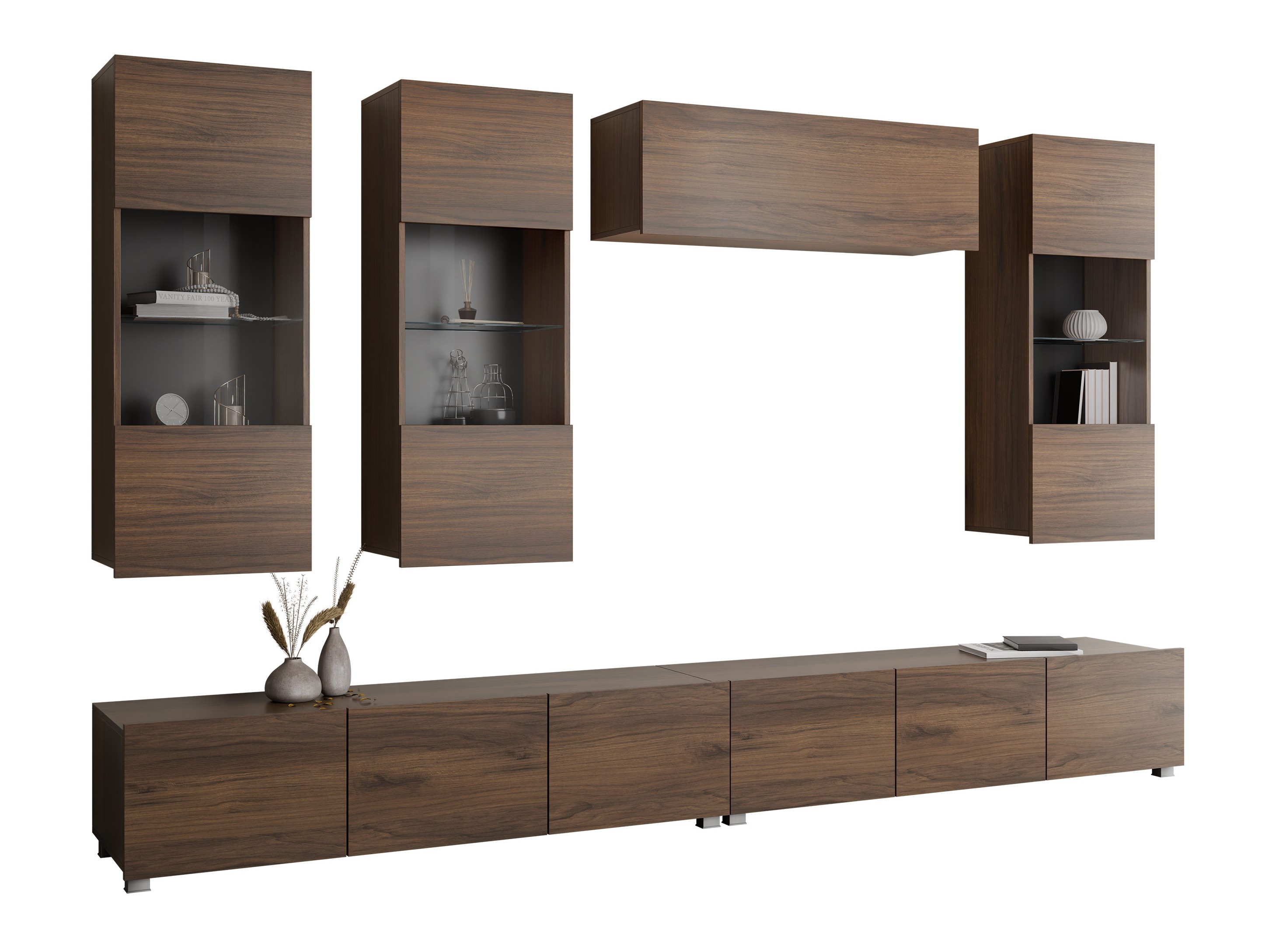 Ensemble de salon Remus V (Noyer)