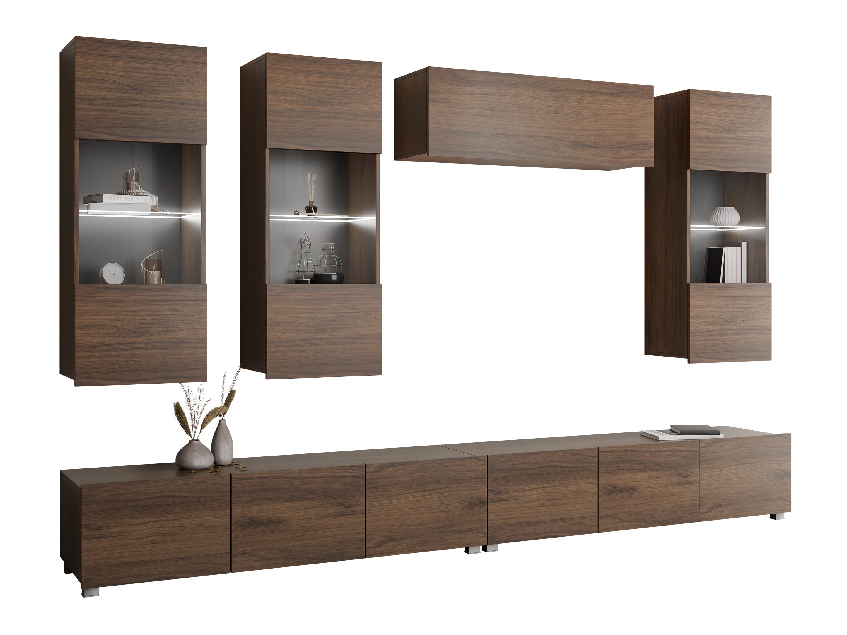 Ensemble de salon Remus V (Noyer)