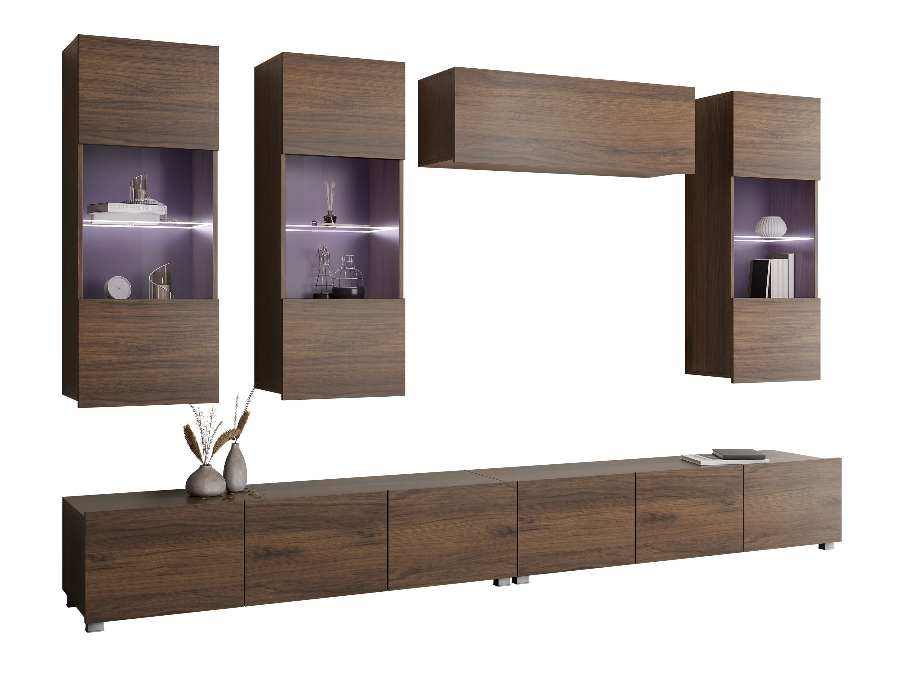 Ensemble de salon Remus V (Noyer)