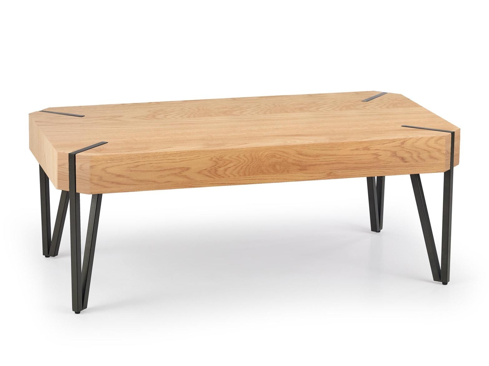Table basse Houston 303 (Chêne doré + Noir)