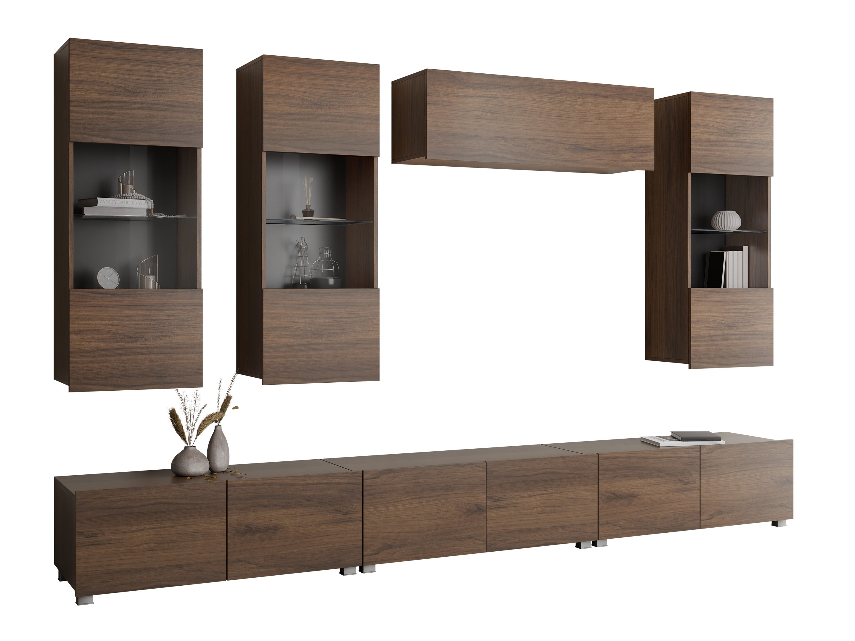 Ensemble de salon Remus XI (Noyer)