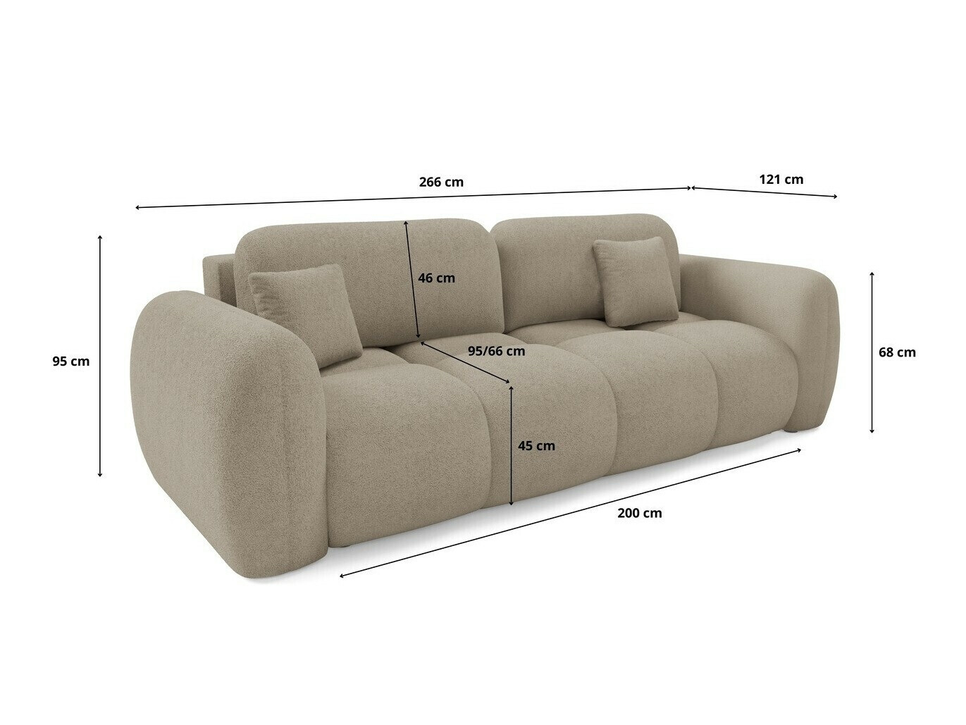 Canapé convertible Franklin 212 (Quelle 05)