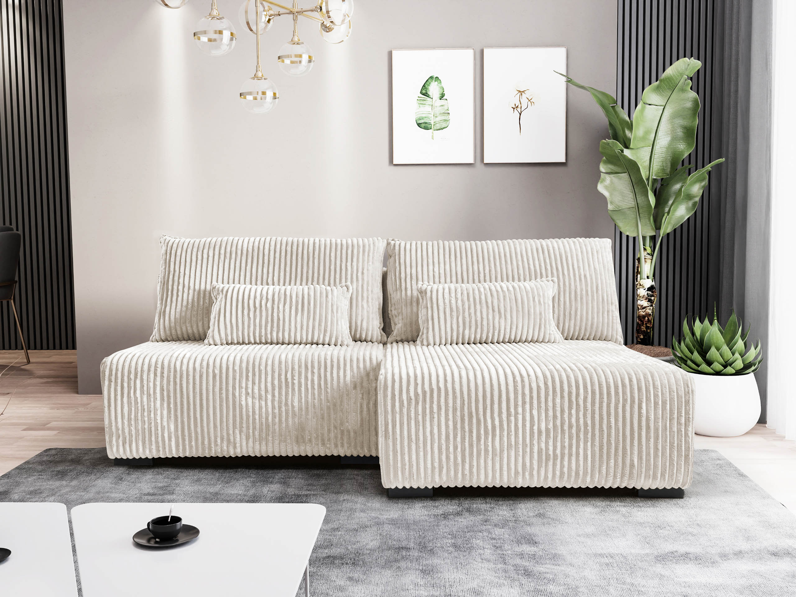 Canapé d'angle TrendyNest Fenestal (Tilia 01)
