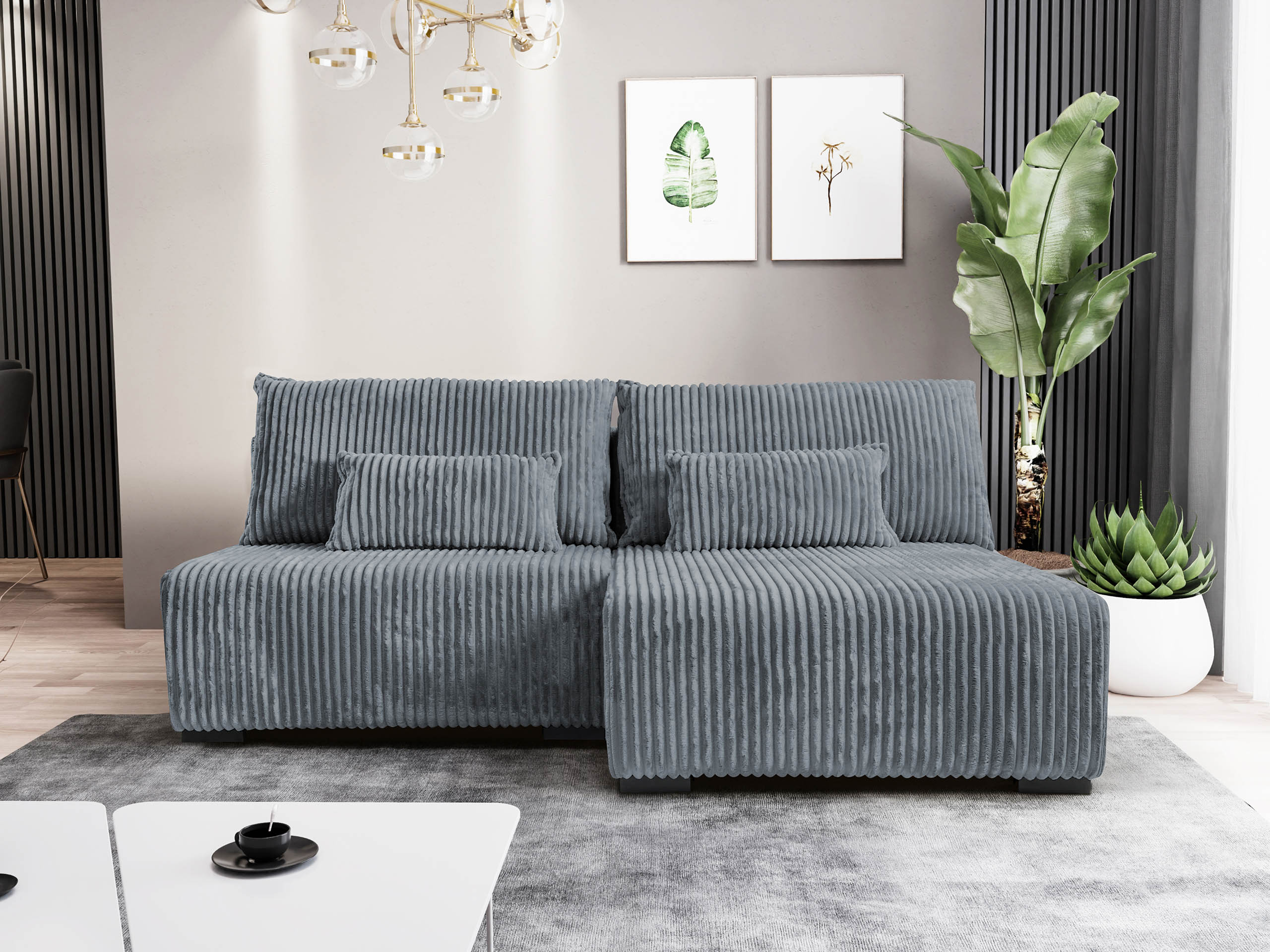 Canapé d'angle TrendyNest Fenestal (Tilia 85)