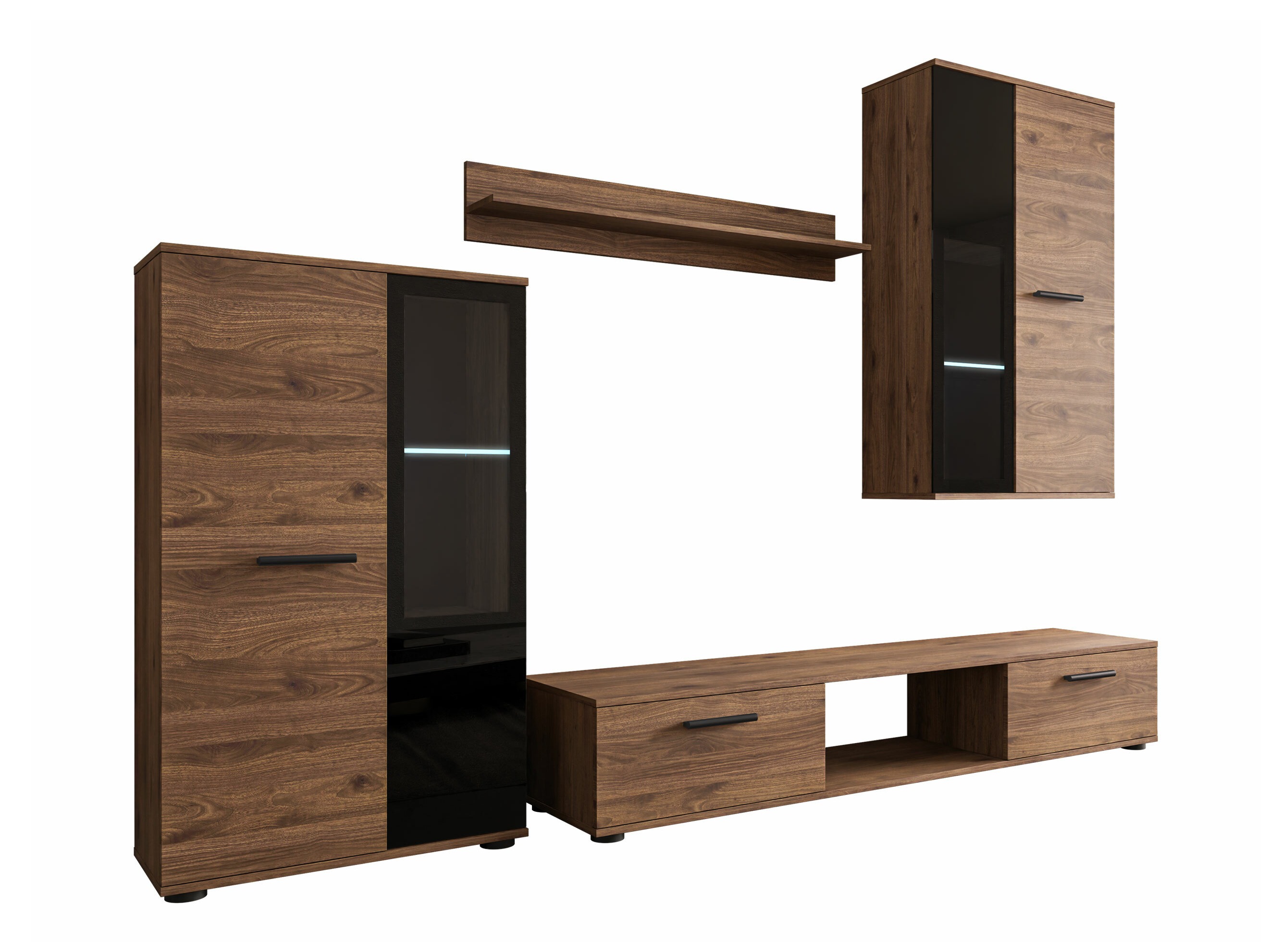 Ensemble de salon Genio (Noyer)
