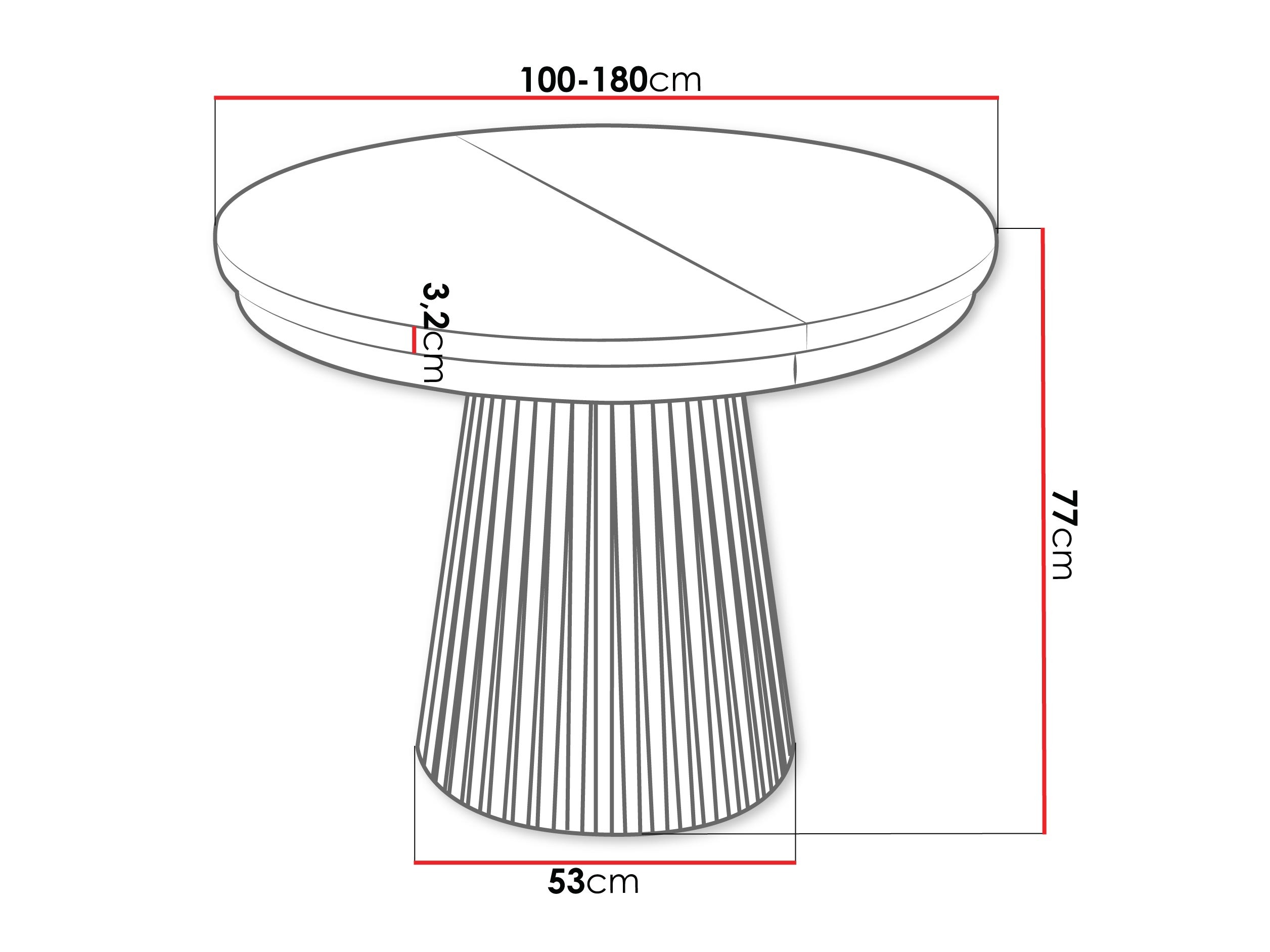 Table Stanton 151 (Chêne doré artisanal)