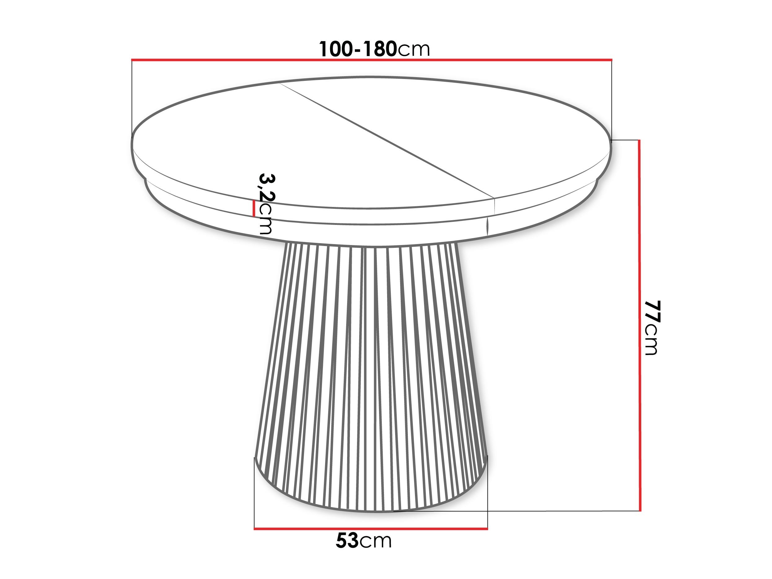 Table Stanton 152 (Blanc)