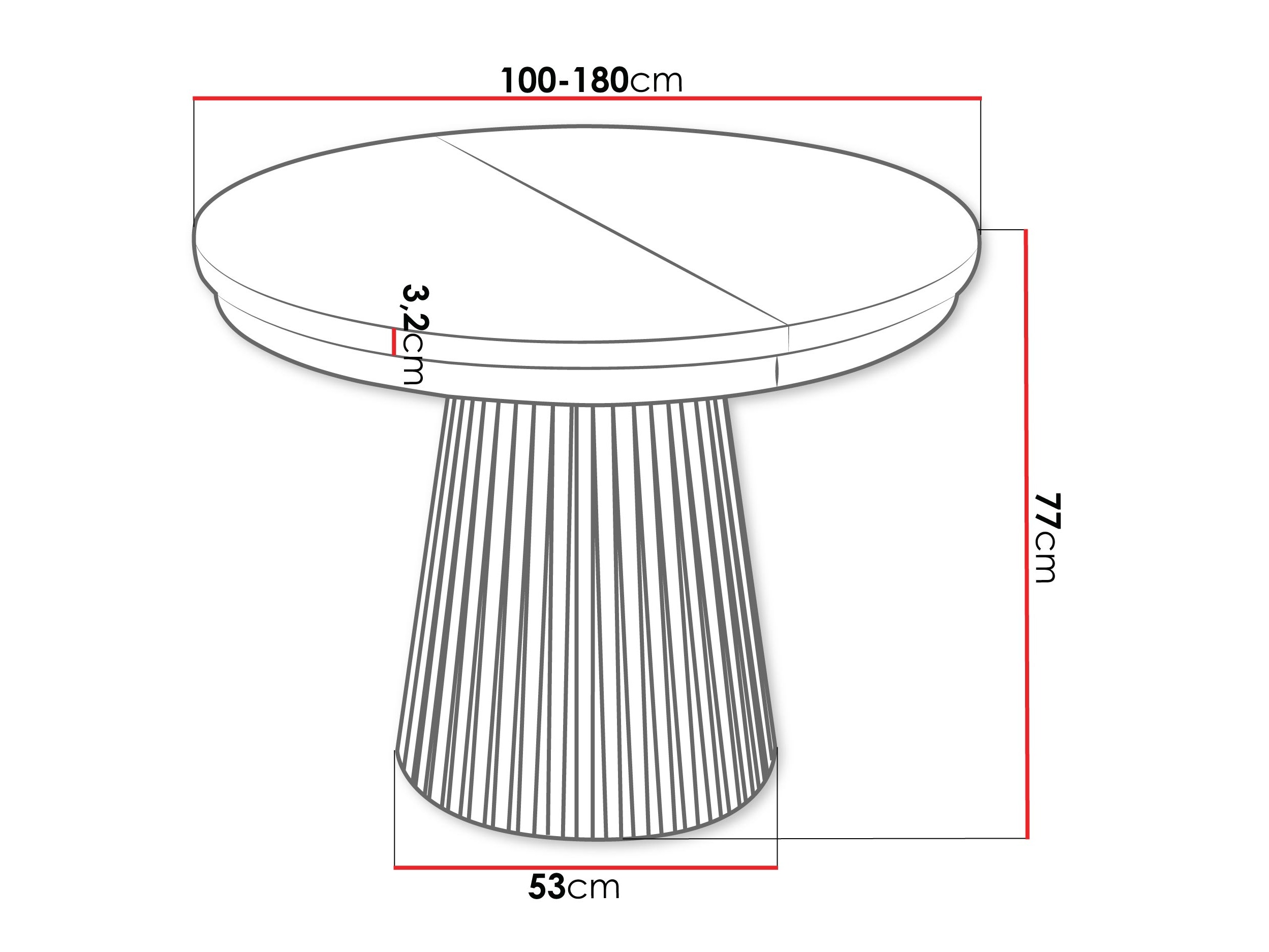Table Stanton 152 (Chêne doré artisanal)