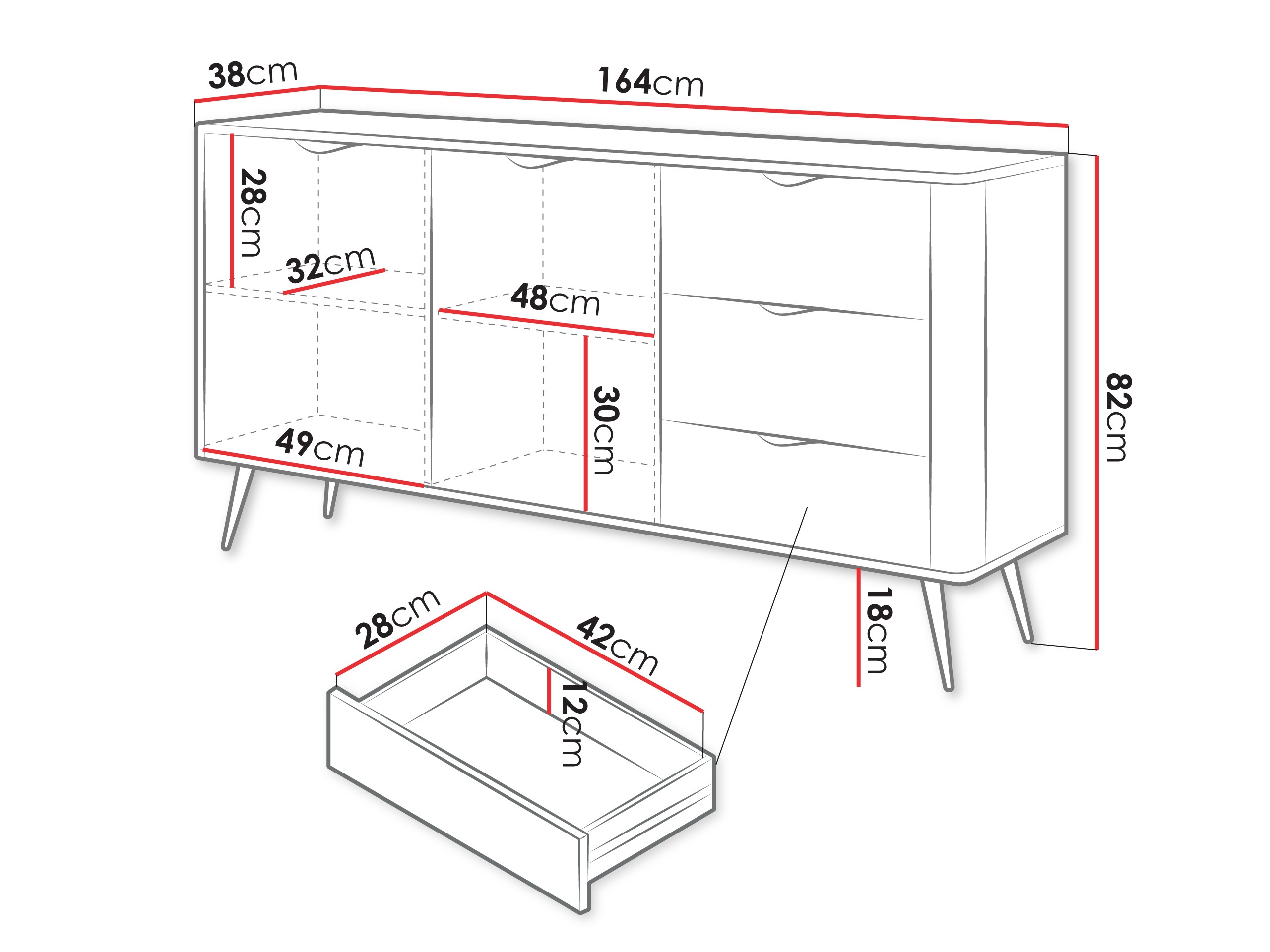Commode Ioca I (Beige)