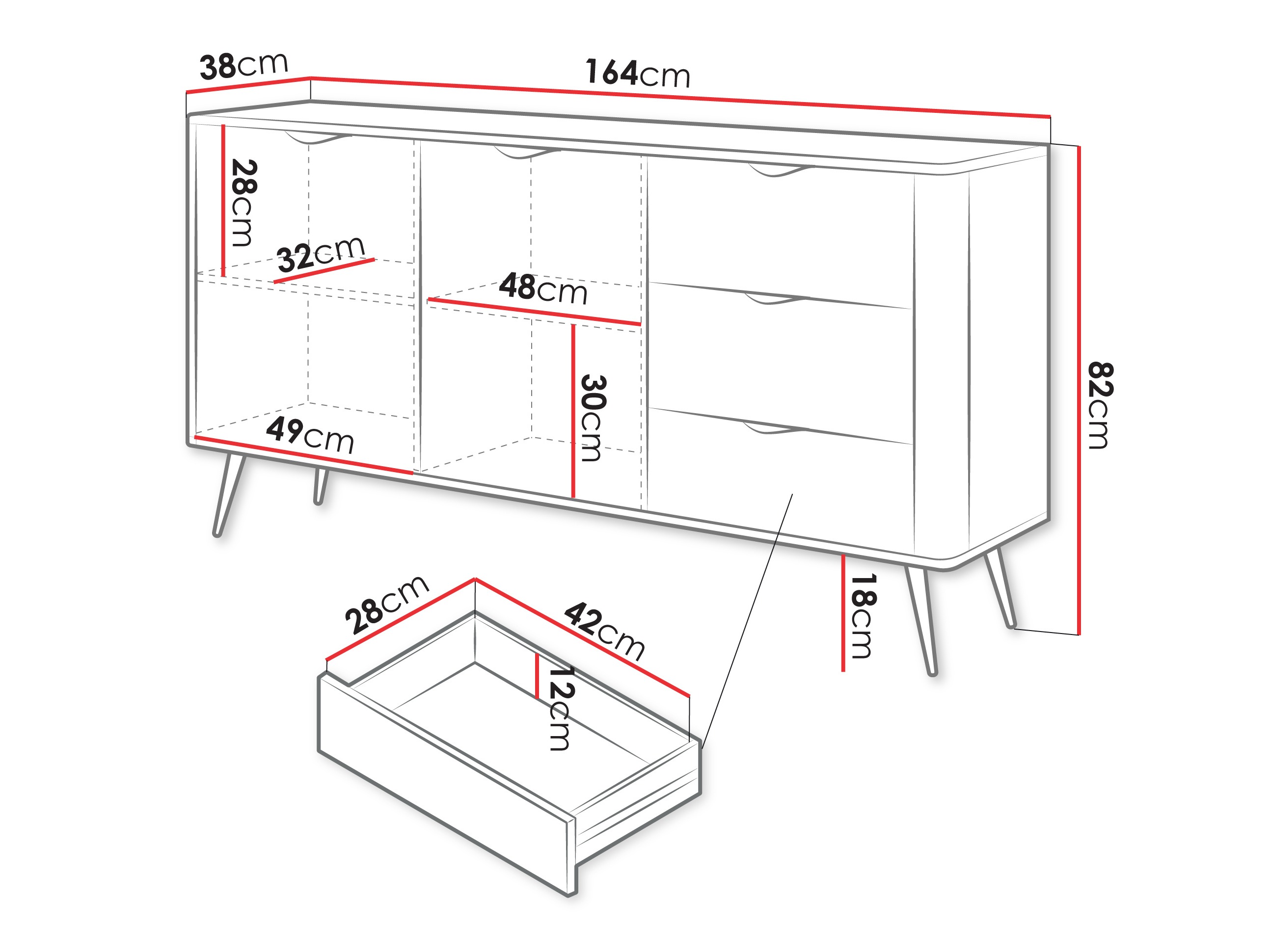 Commode Lectum I (Graphite)