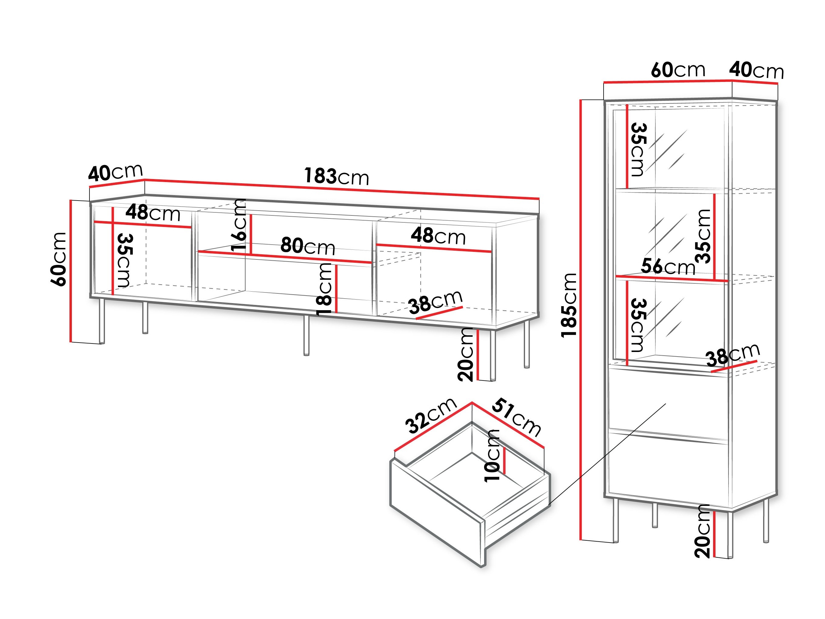 Ensemble de salon Merevai 107 (Cachemire)