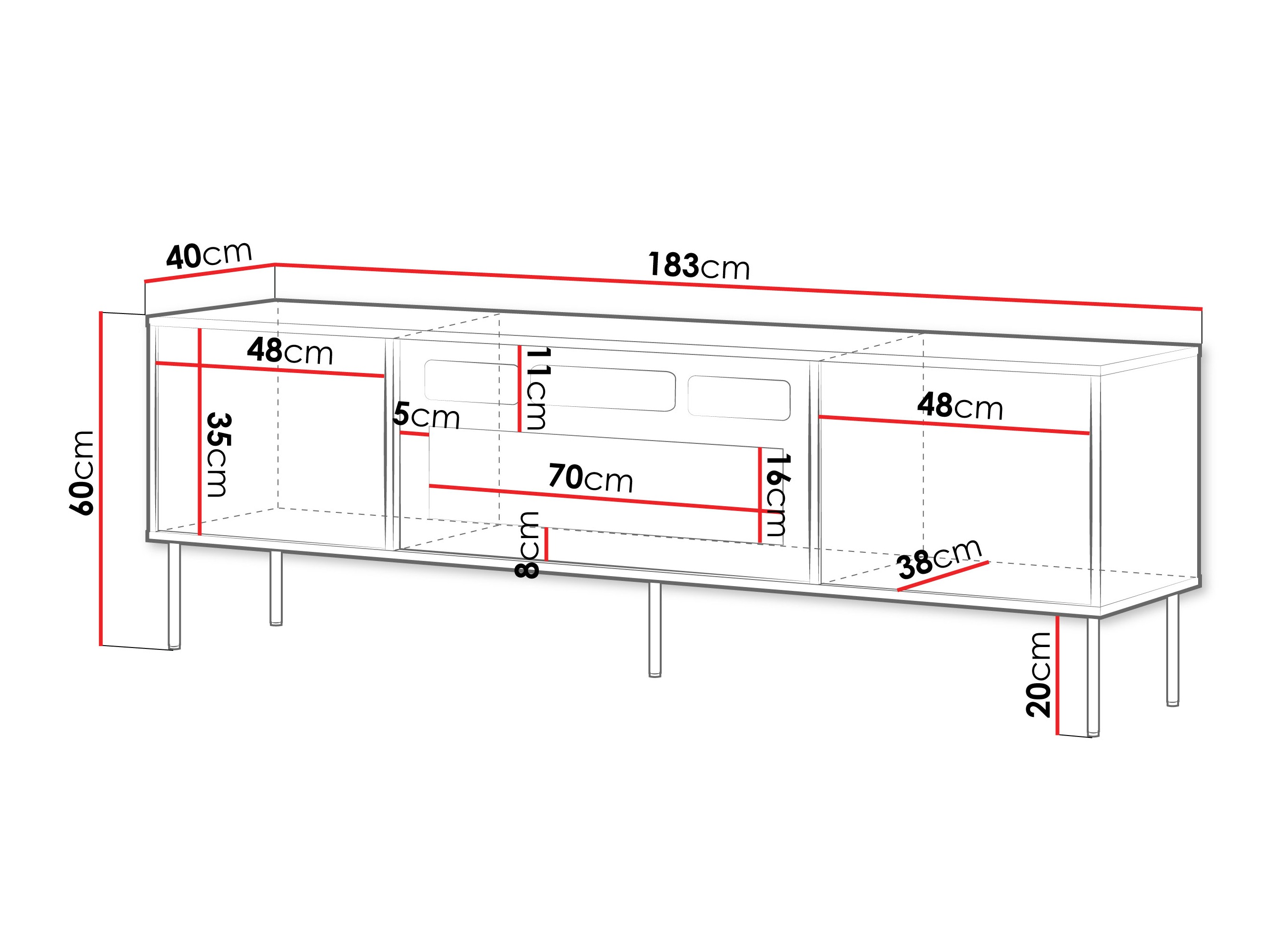 Étagère Merevai 106 (Cachemire)