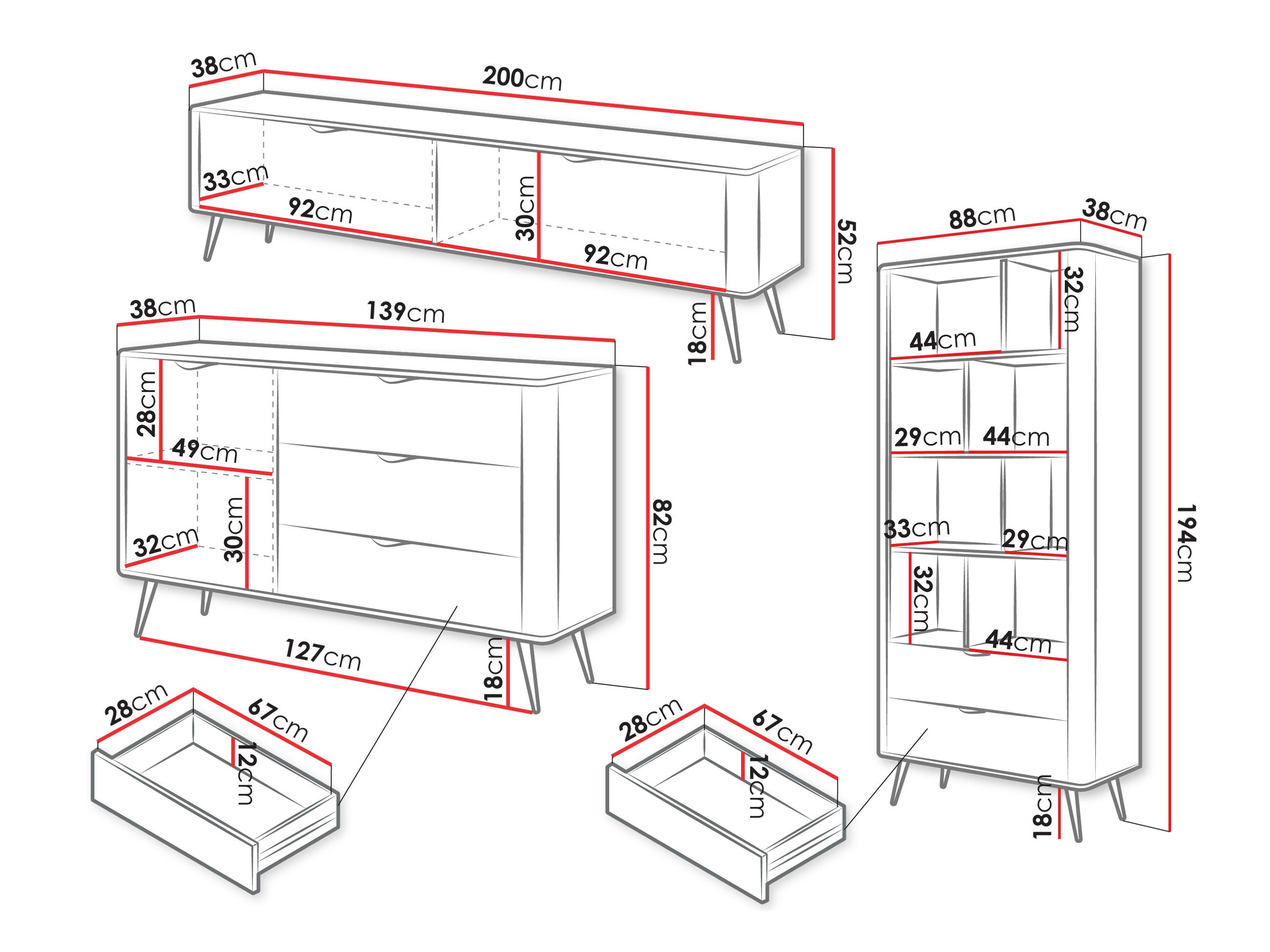 Ensemble de salon Ioca I (Beige)