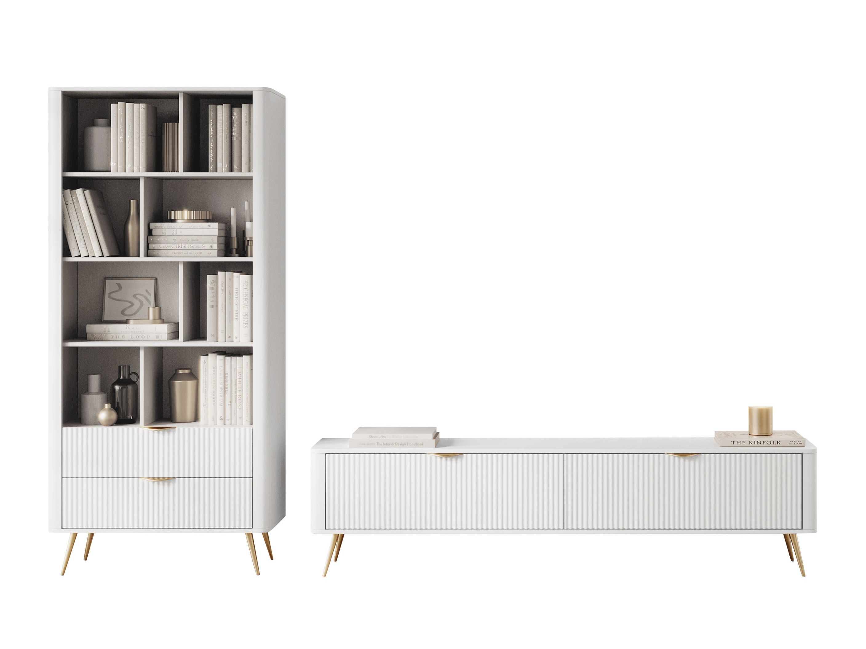 Ensemble de salon Versoe 107 (Blanc)