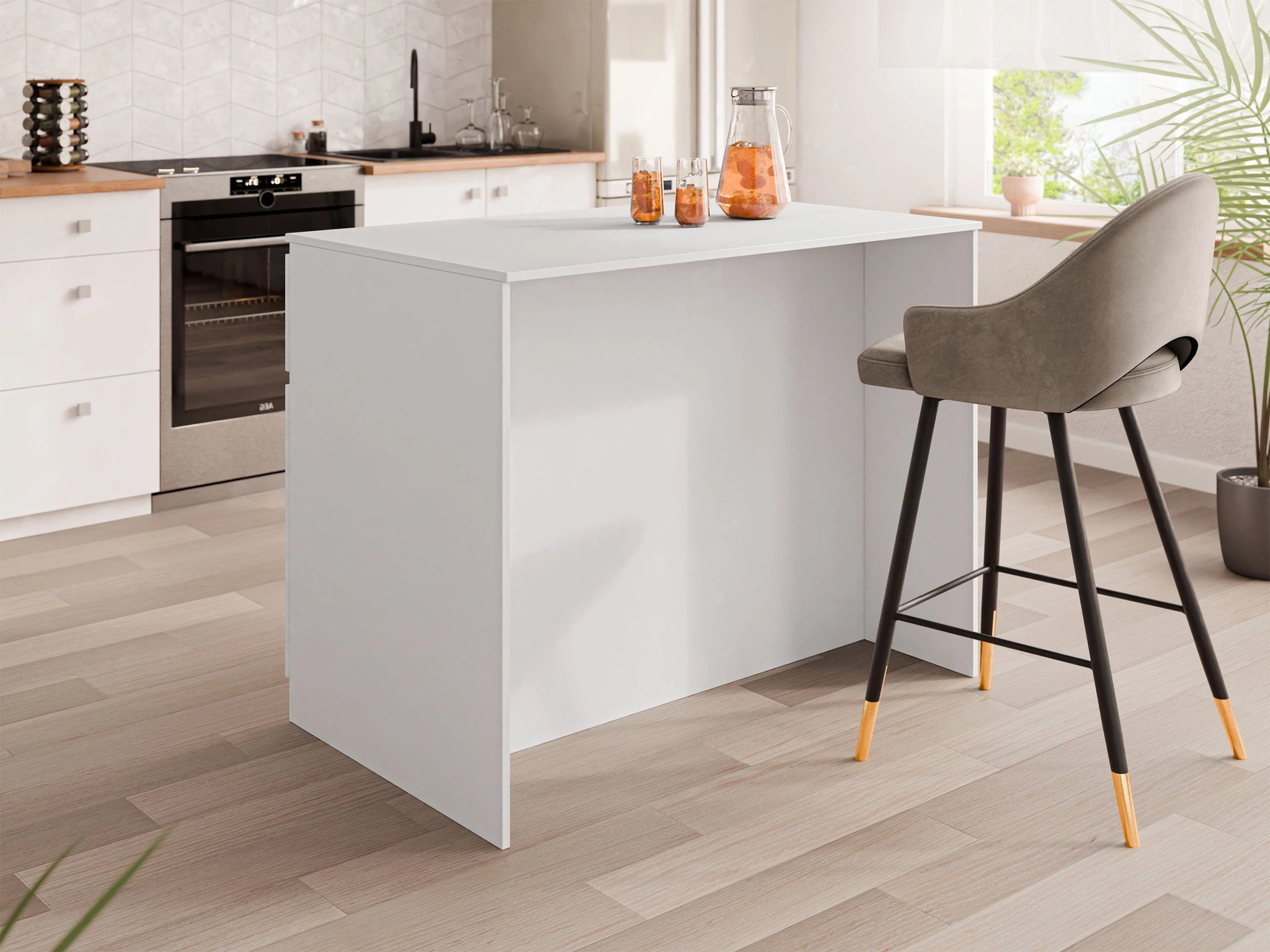 Îlot de cuisine Comfivo 504 (Blanc)