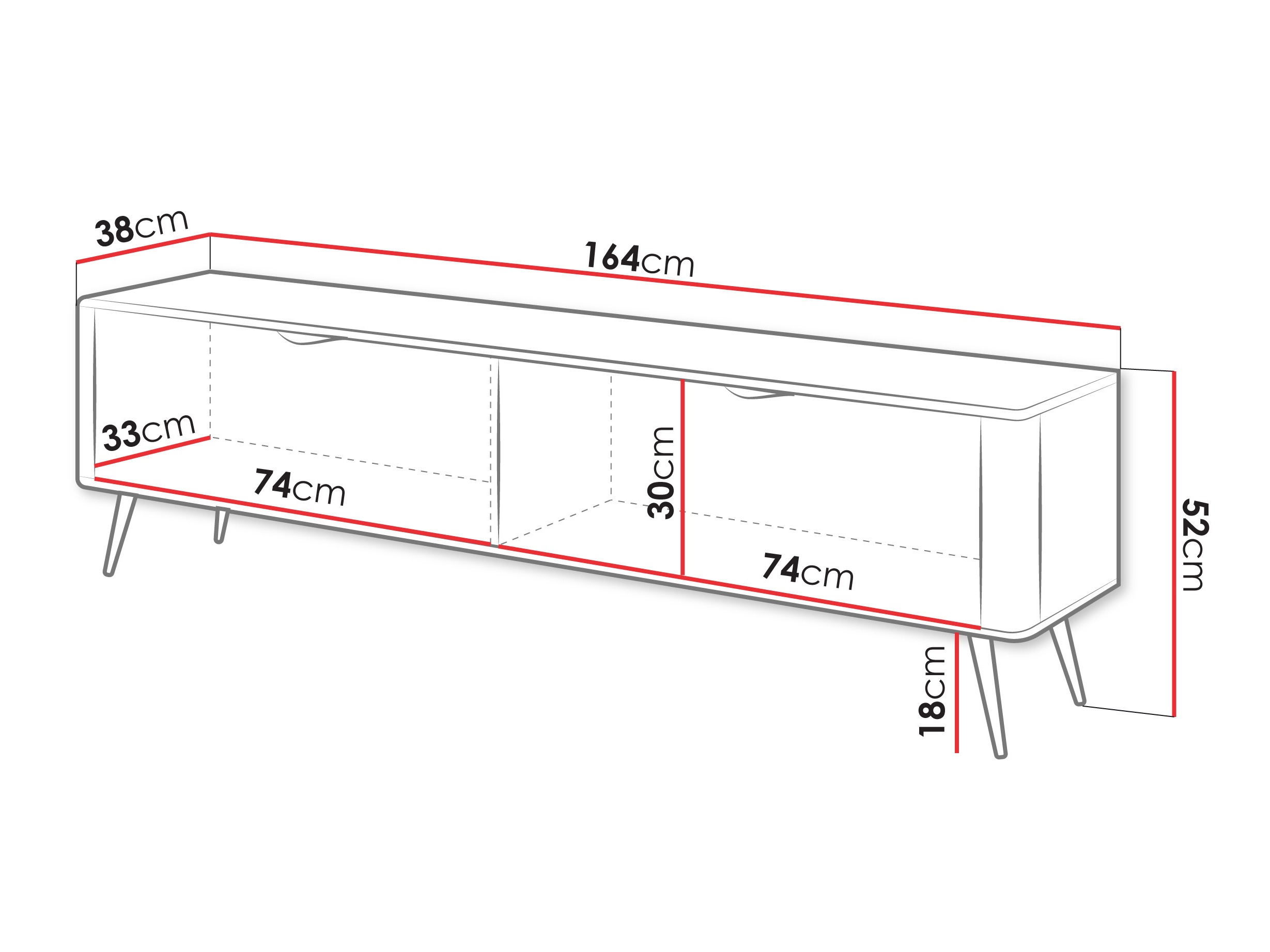Meuble TV Lectum (Beige)